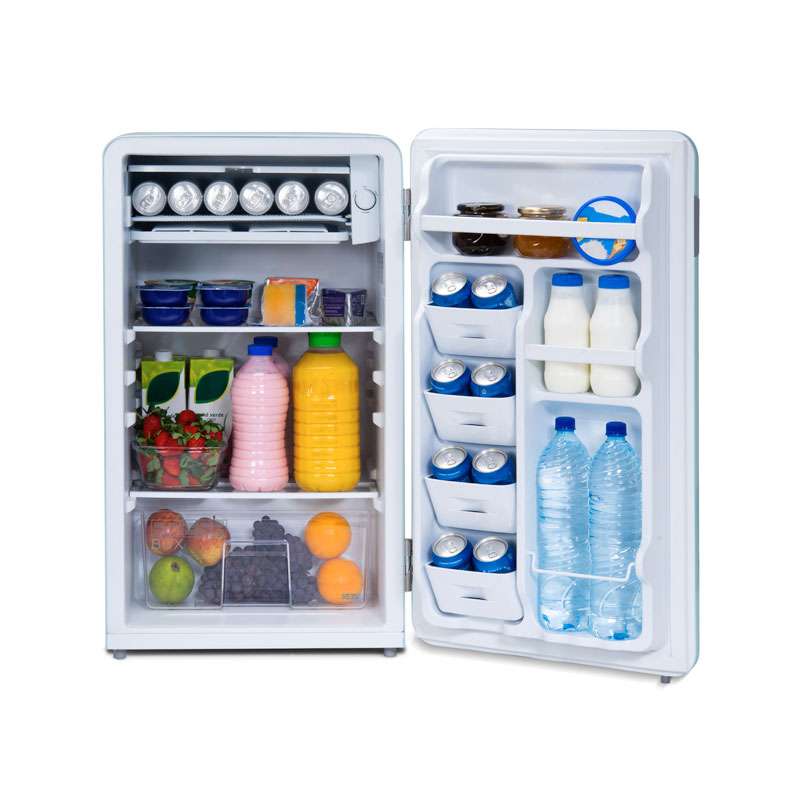 Frigobar Midea MDRD93CCNG Retro 4 Pies Look Always Cool Menta