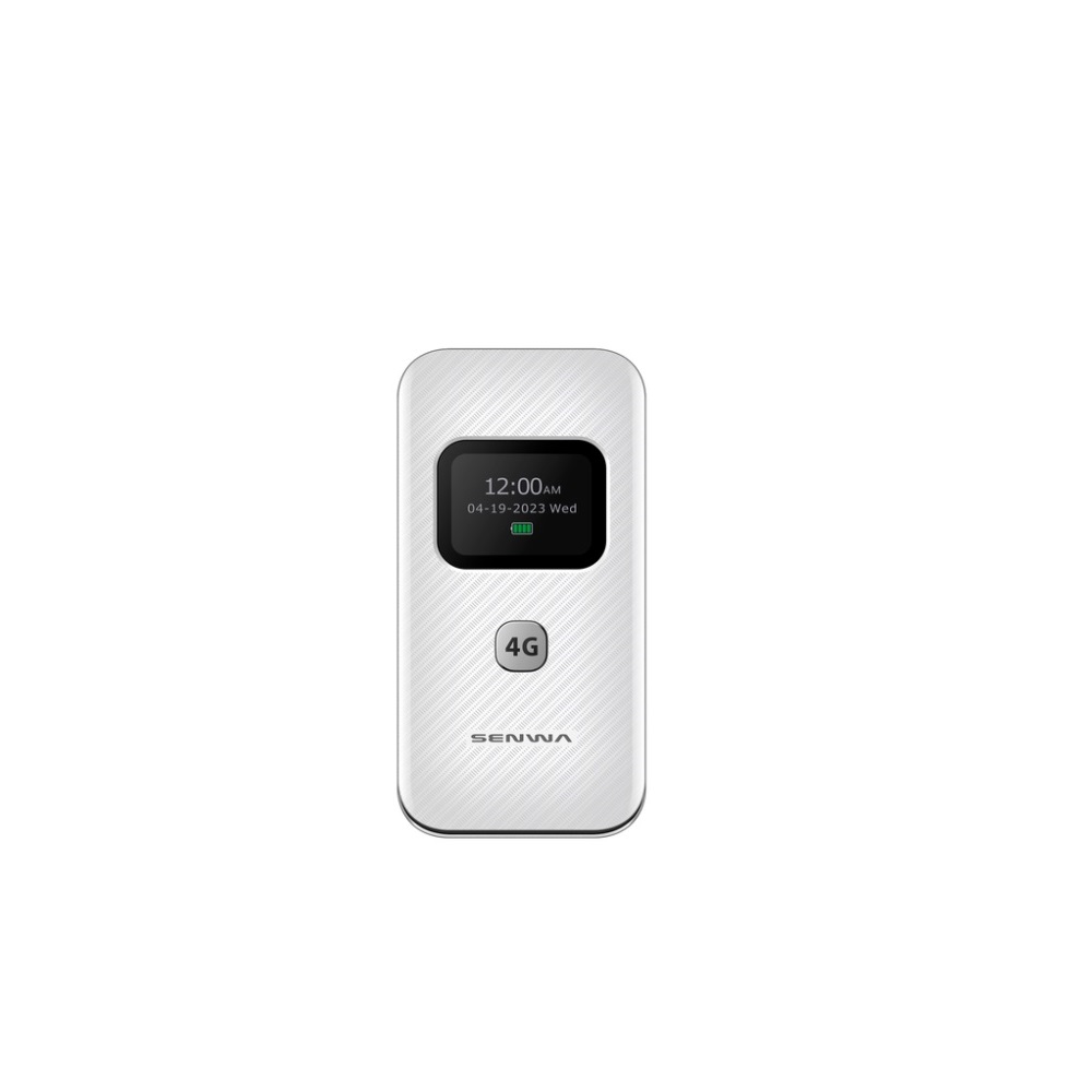 Celular Flip Senwa Volte Plus Blanco 4g