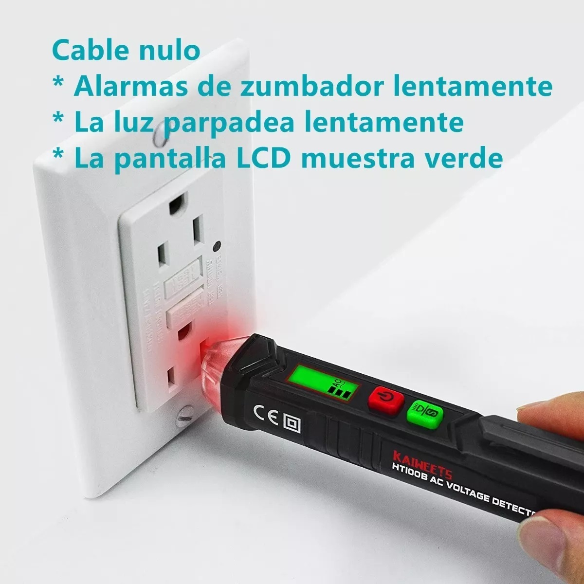 Probador De Voltaje Sin Contacto Probador De Cables Buscador