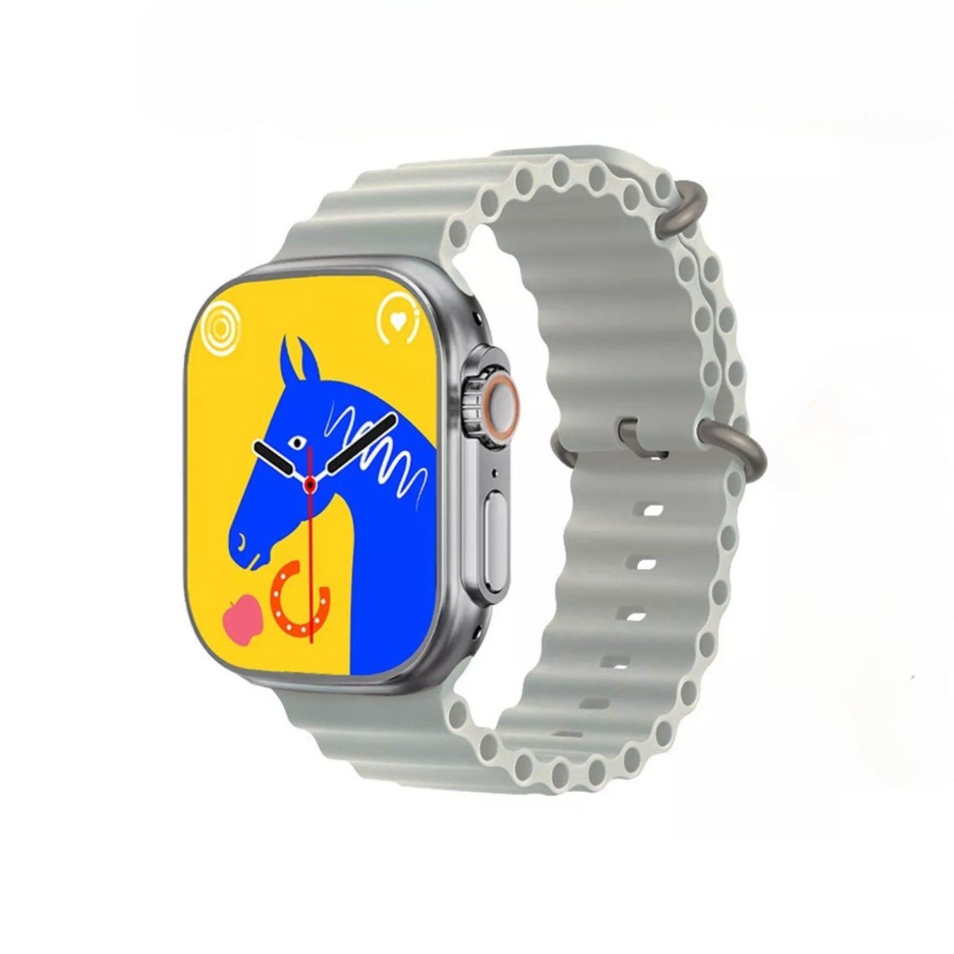 Reloj Inteligente Unisex Color GRIS, Compatible con iOS- Android/ Smartwatch Serie 28 Ultra Bluetooth 4.0 Para Hombre y Mujer Deportivo 