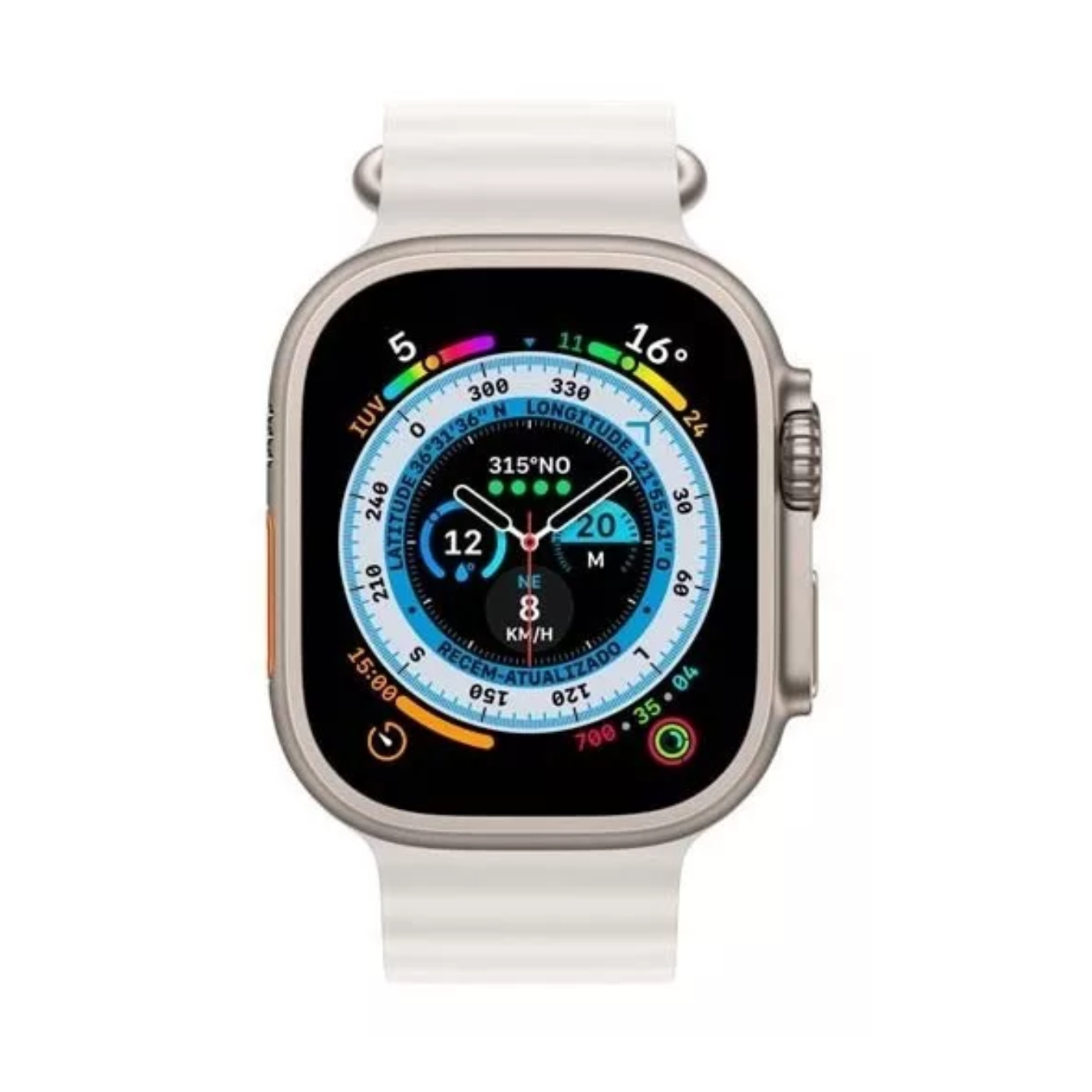 Reloj Inteligente Unisex Color GRIS, Compatible con iOS- Android/ Smartwatch Serie 28 Ultra Bluetooth 4.0 Para Hombre y Mujer Deportivo 