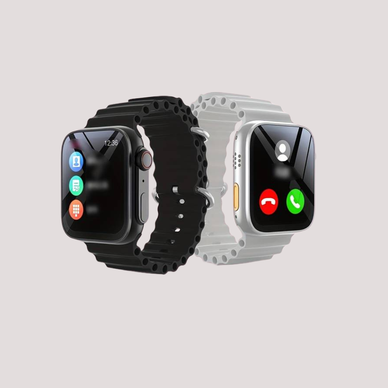 Reloj Inteligente Unisex Color GRIS, Compatible con iOS- Android/ Smartwatch Serie 28 Ultra Bluetooth 4.0 Para Hombre y Mujer Deportivo 