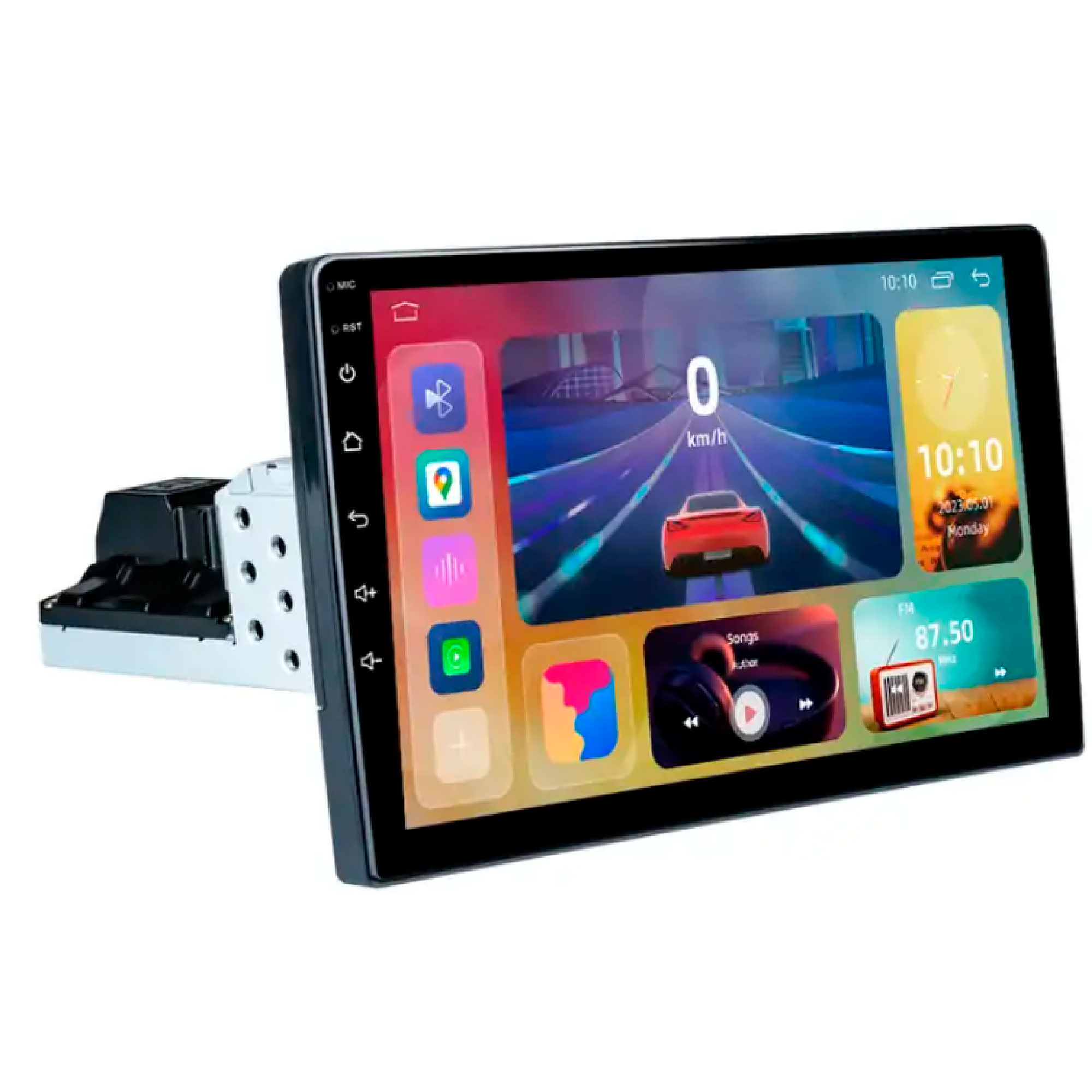 AUTOESTEREO VAK 3700u 1 DIN 10" ANDROID CARPLAY CAMARA GPS.