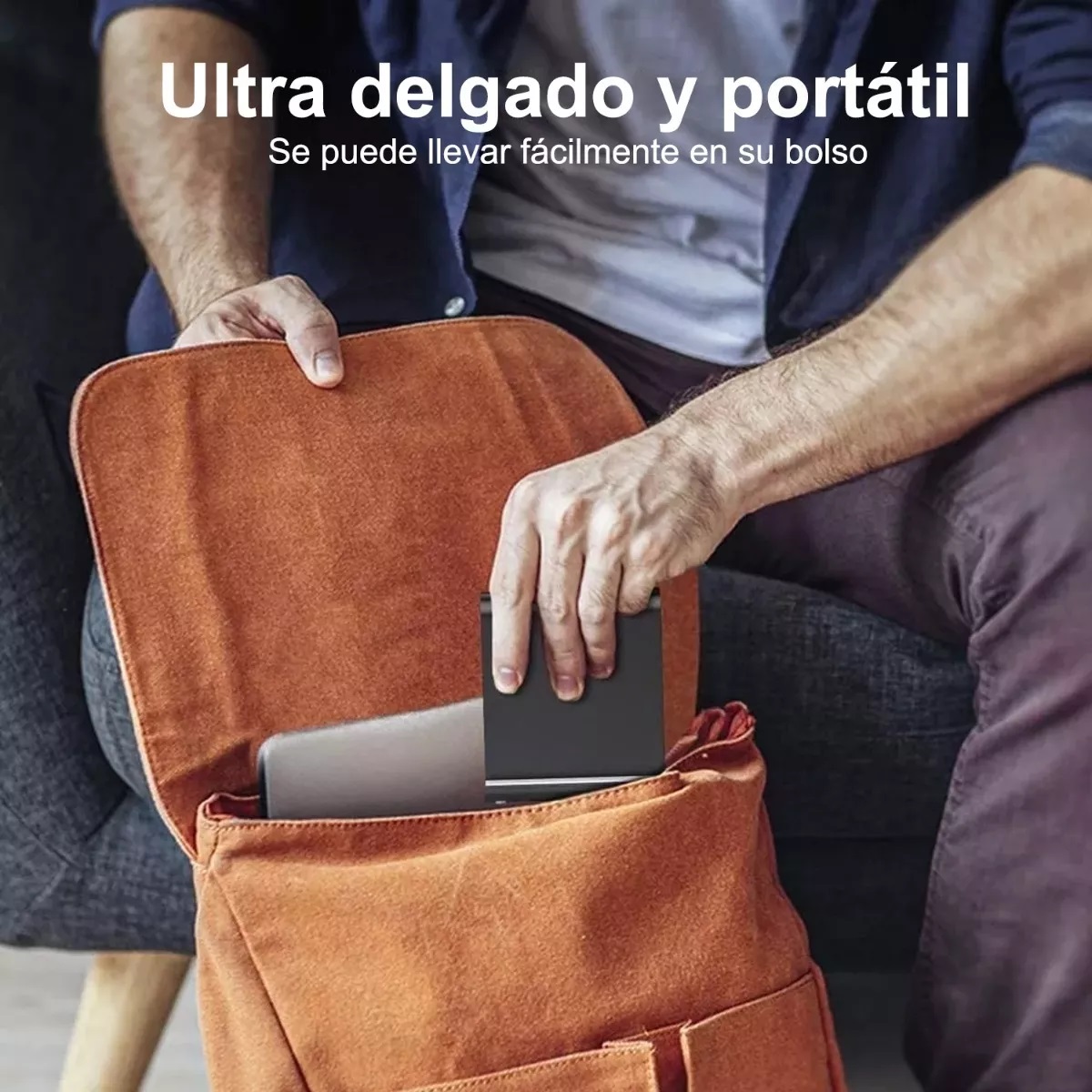 Par 2 Soporte Base Celular Tablet  Universal Escritorio Blanco y Negro