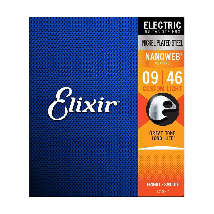 Cuerdas Elixir 09-46 Nanoweb Light Guitarra Eléctrica