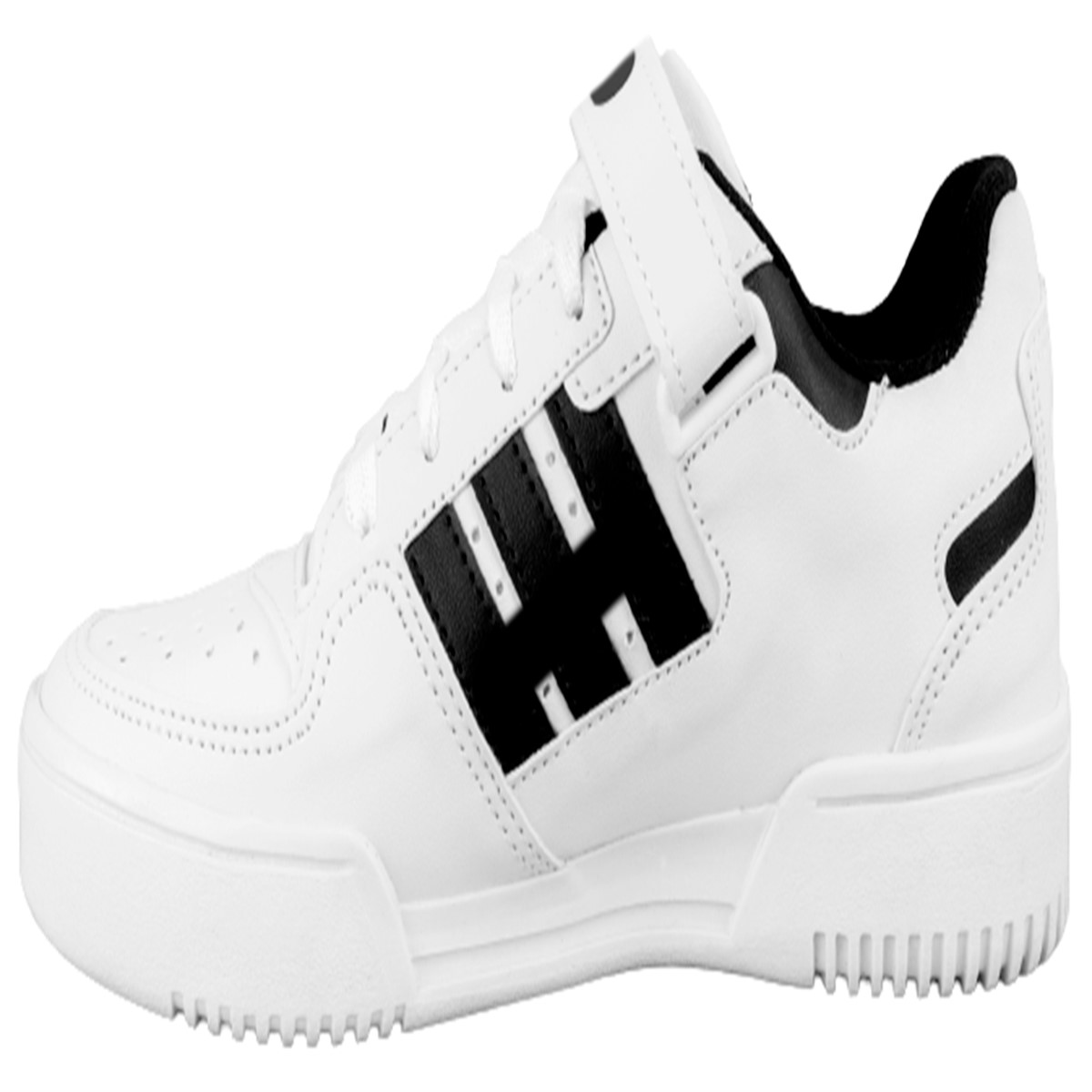 Tenis Niño Escolar Juvenil Deportivo Cómodos Blancos 012-bn