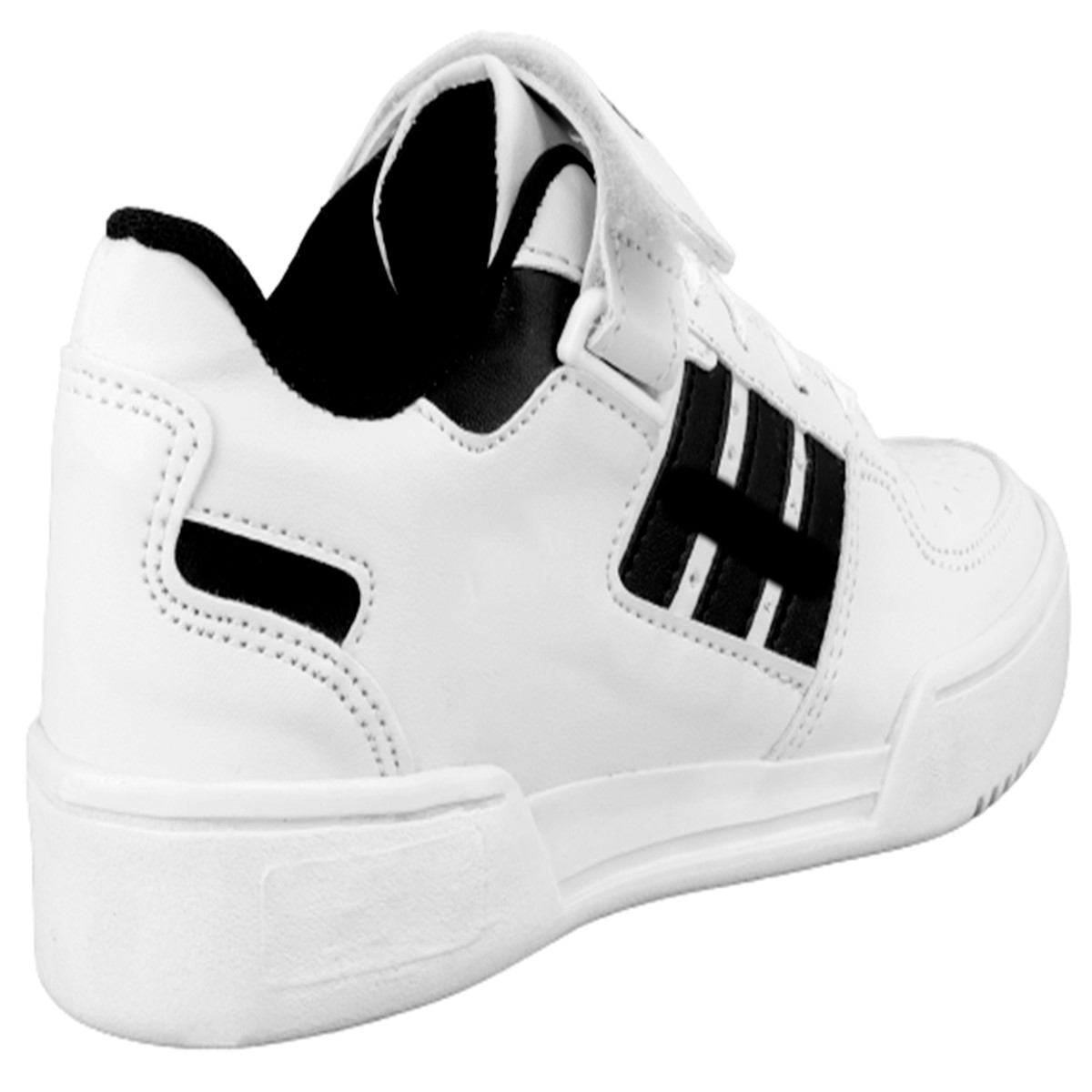 Tenis Niño Escolar Juvenil Deportivo Cómodos Blancos 012-bn