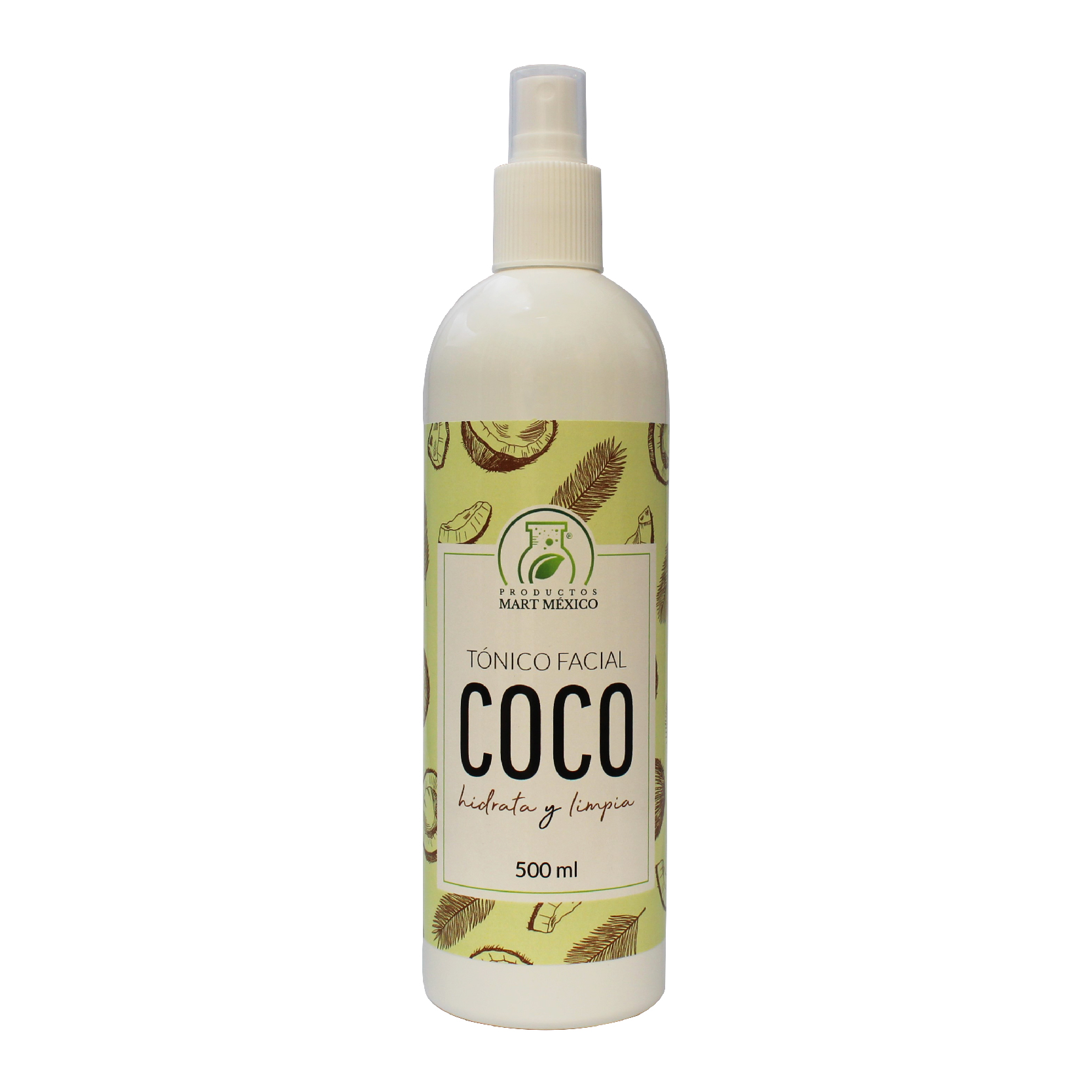 Tónico Facial Hidratante De Coco 500ml