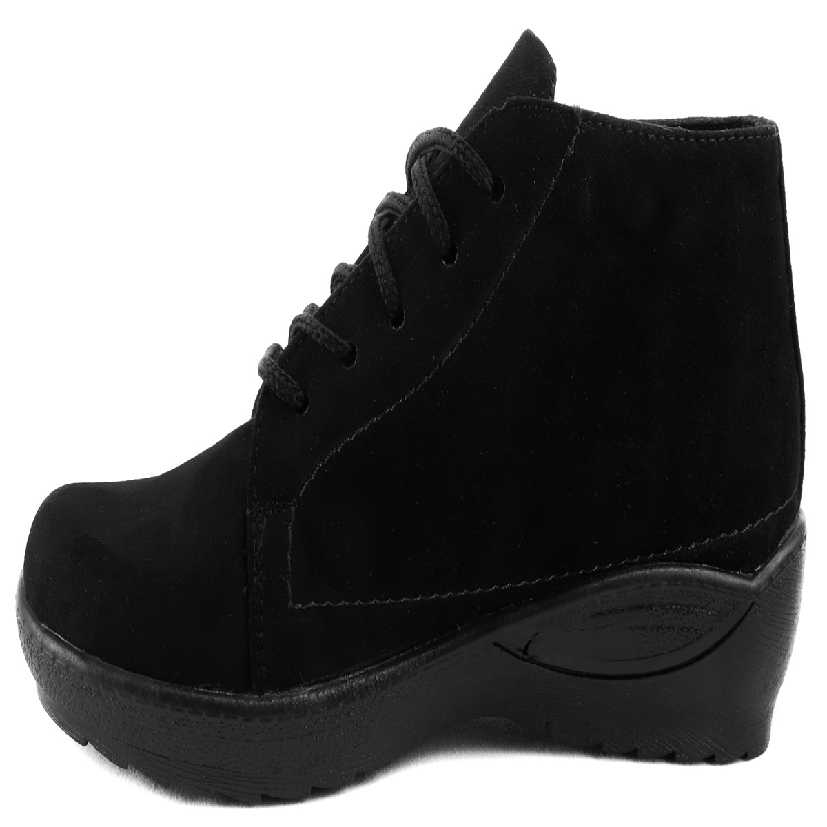 Botas Mujer Botín Dama Vestir Casual Cómodas Negras 2021-n.