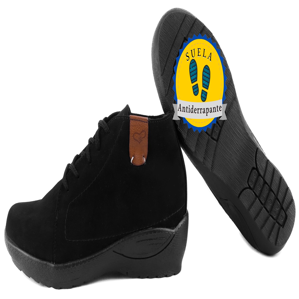 Botas Mujer Botín Dama Vestir Casual Cómodas Negras 2021-n.