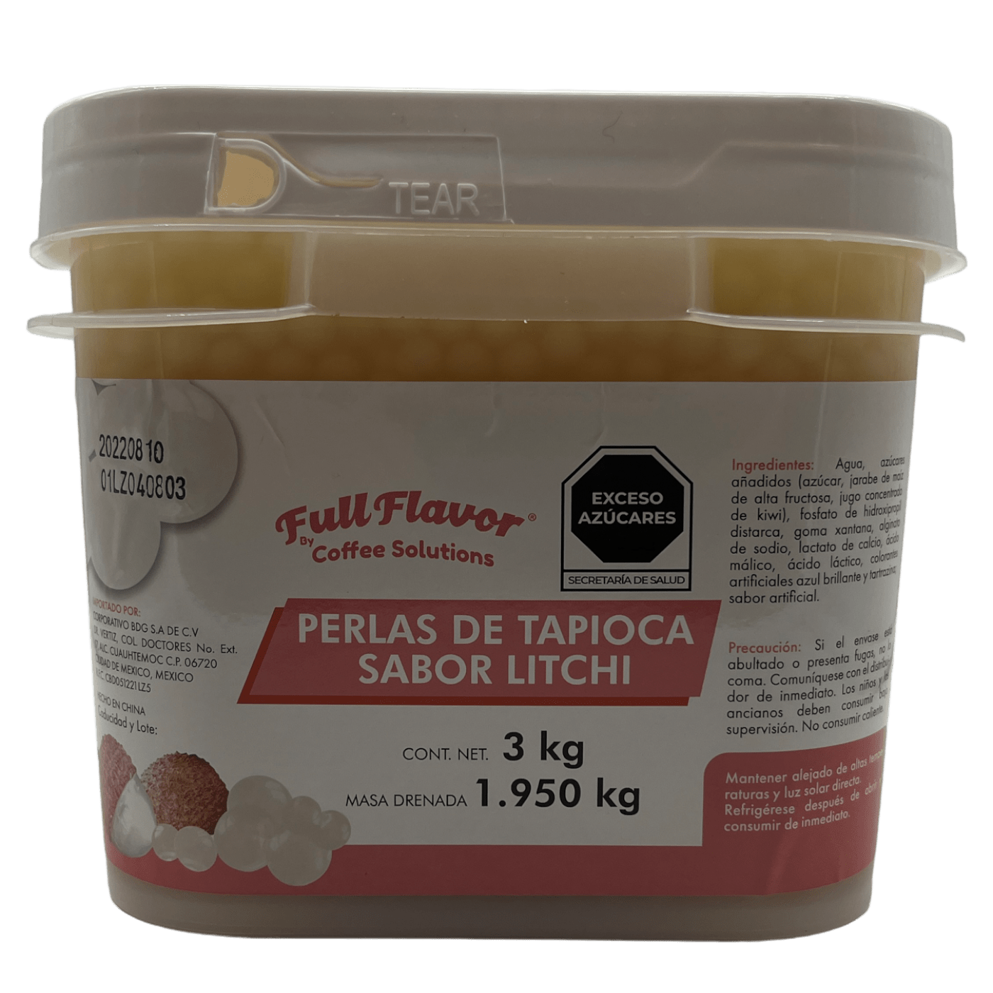 Popping Pearl /perlas Explosivas 3 Kg Soda Italiana Litchi