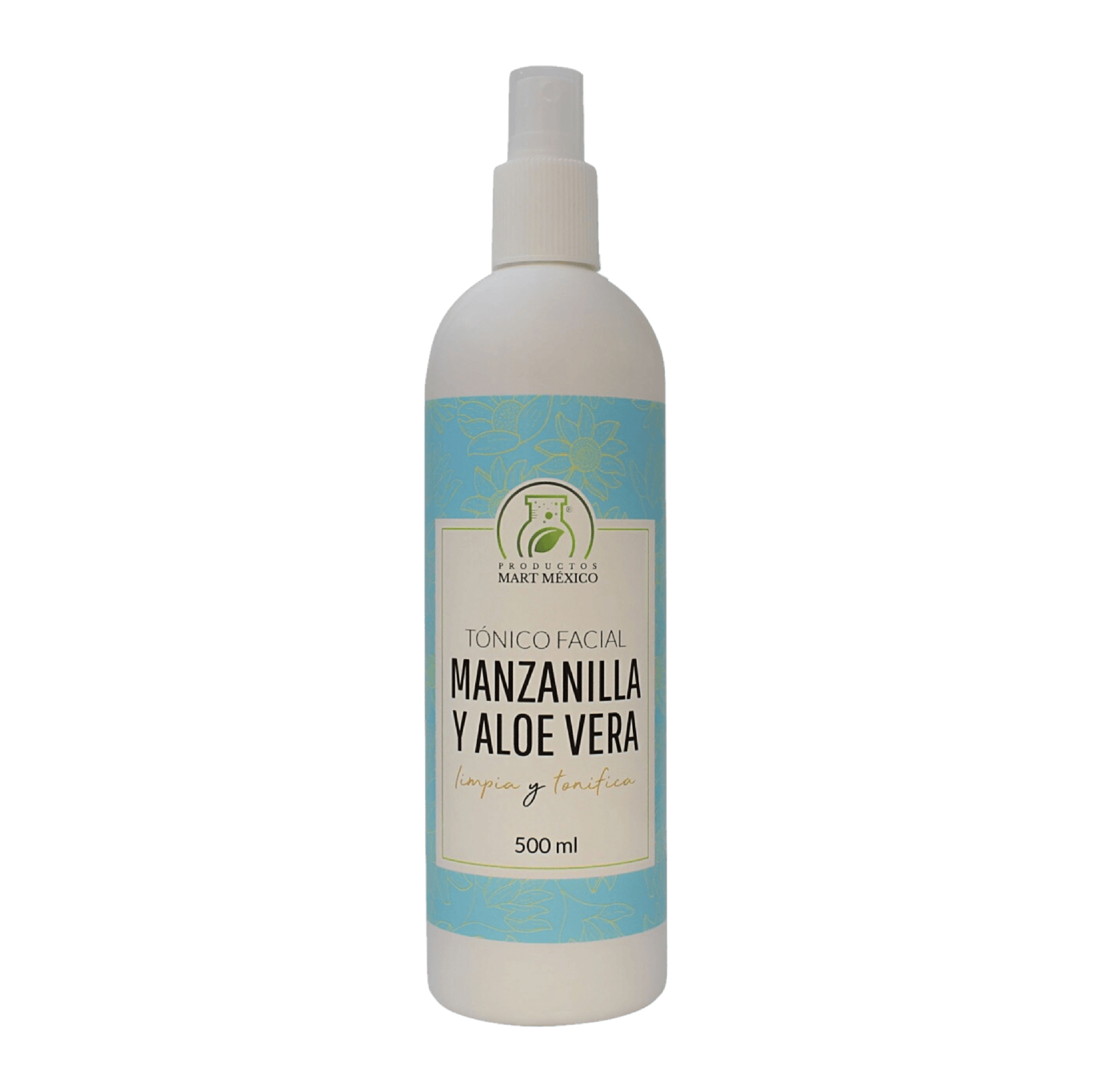 Tónico Facial Hidratante De Manzanilla Con Aloe Vera 500ml