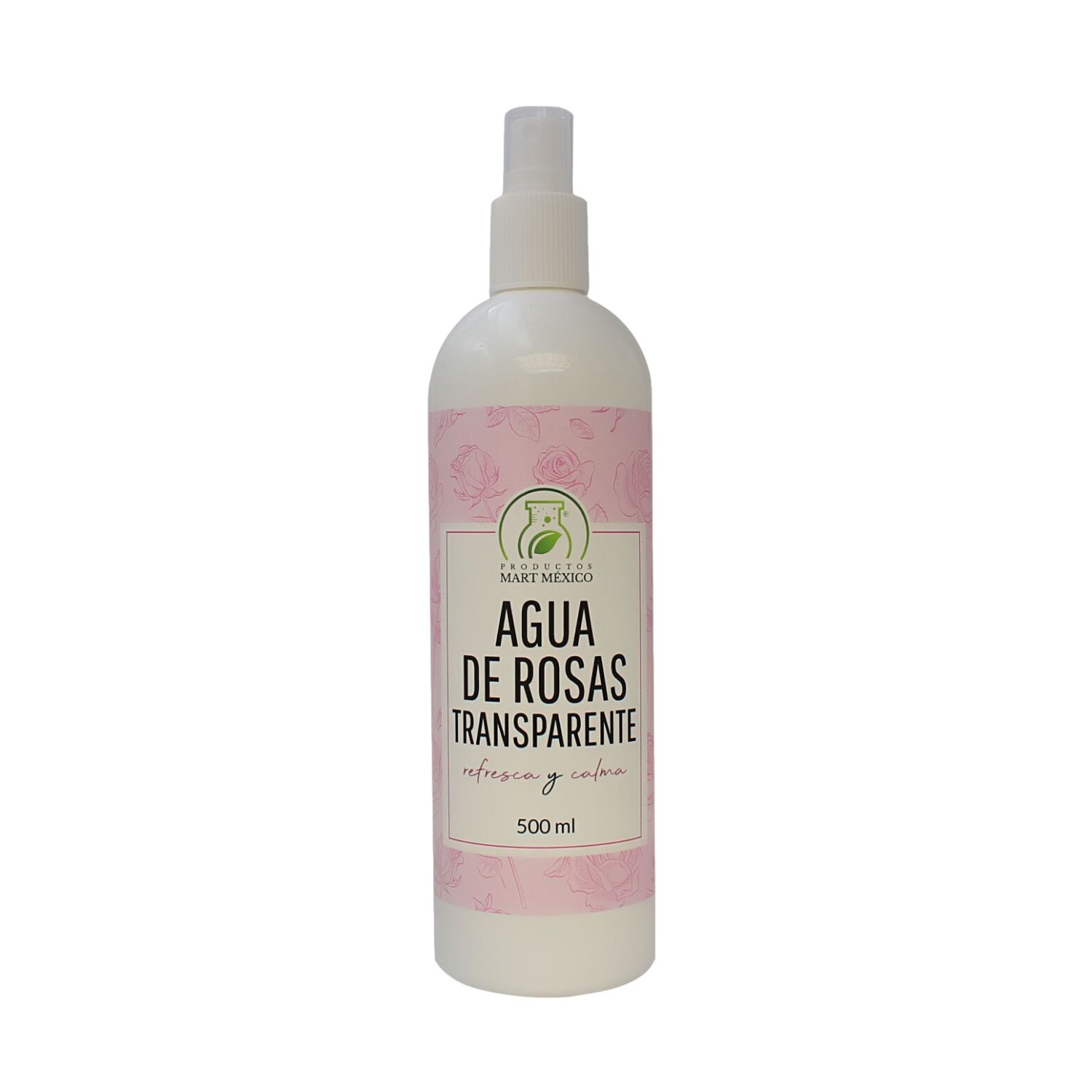 Agua De Rosas Transparente Hidratante Facial 500ml