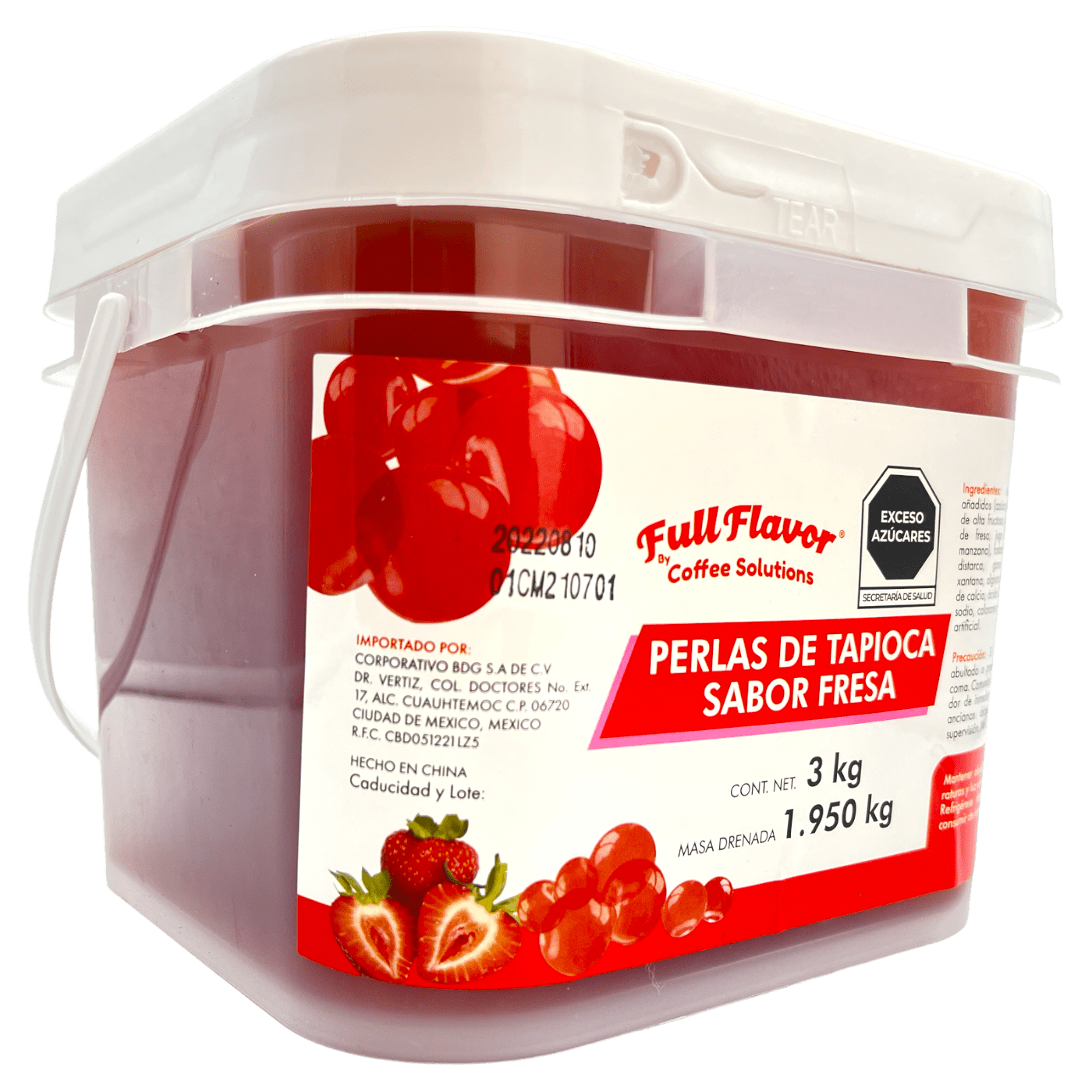 Popping Pearl /perlas Explosivas 3 Kg Soda Italiana Fresa