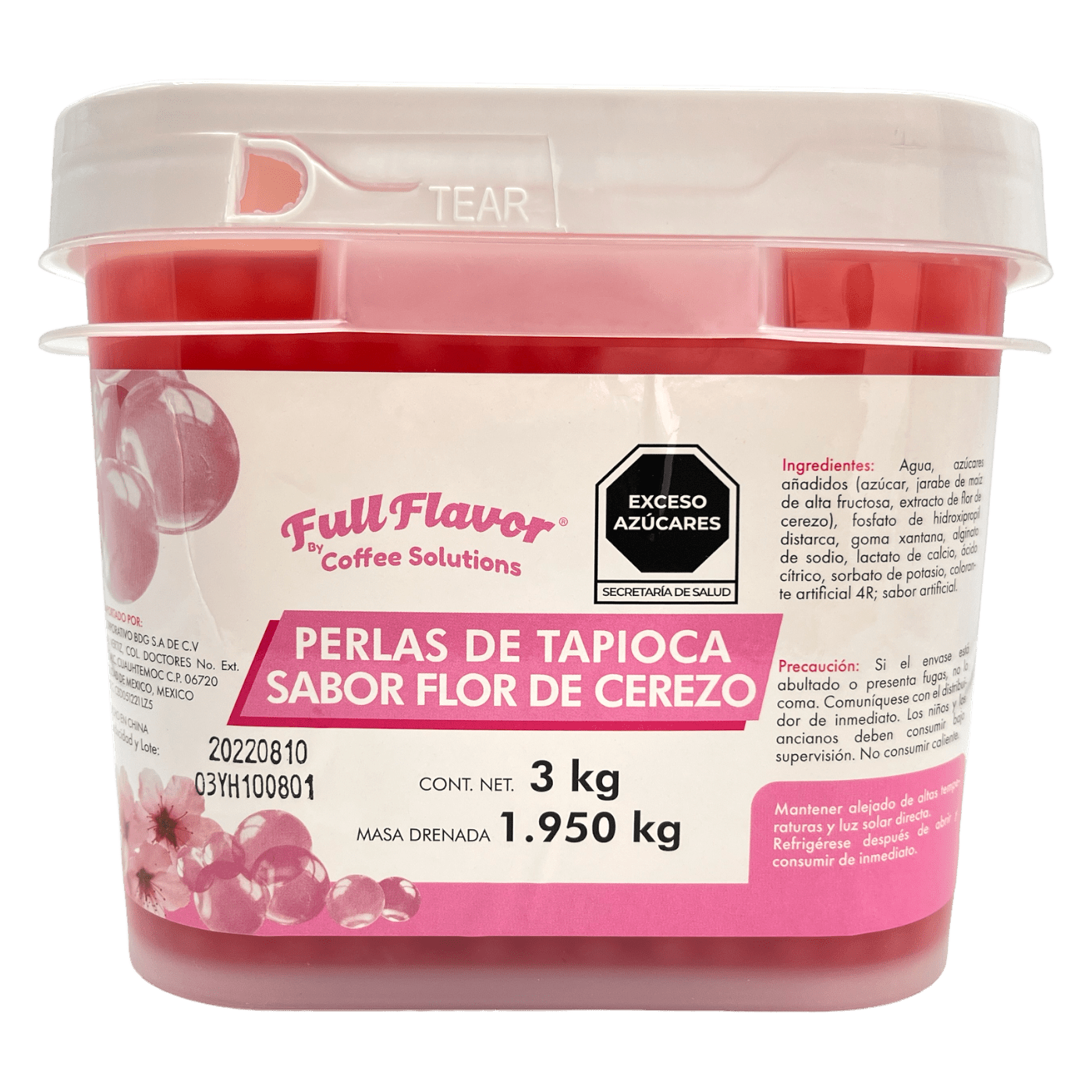 Popping /perlas Explosivas 3 Kg Soda Italiana Flor De Cerezo