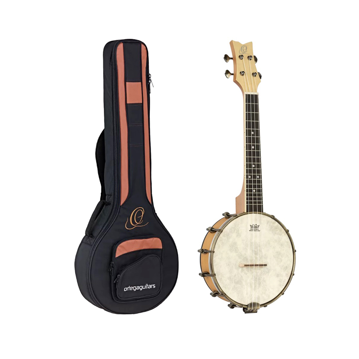 Banjolele Concierto Ortega Deluxe Maple y Funda Acolchada