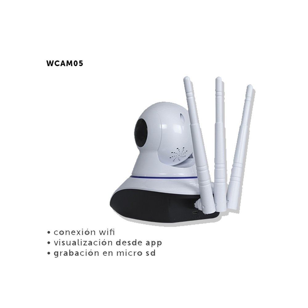 Cámara de Seguridad con WI-FI Grabación en Micro SD