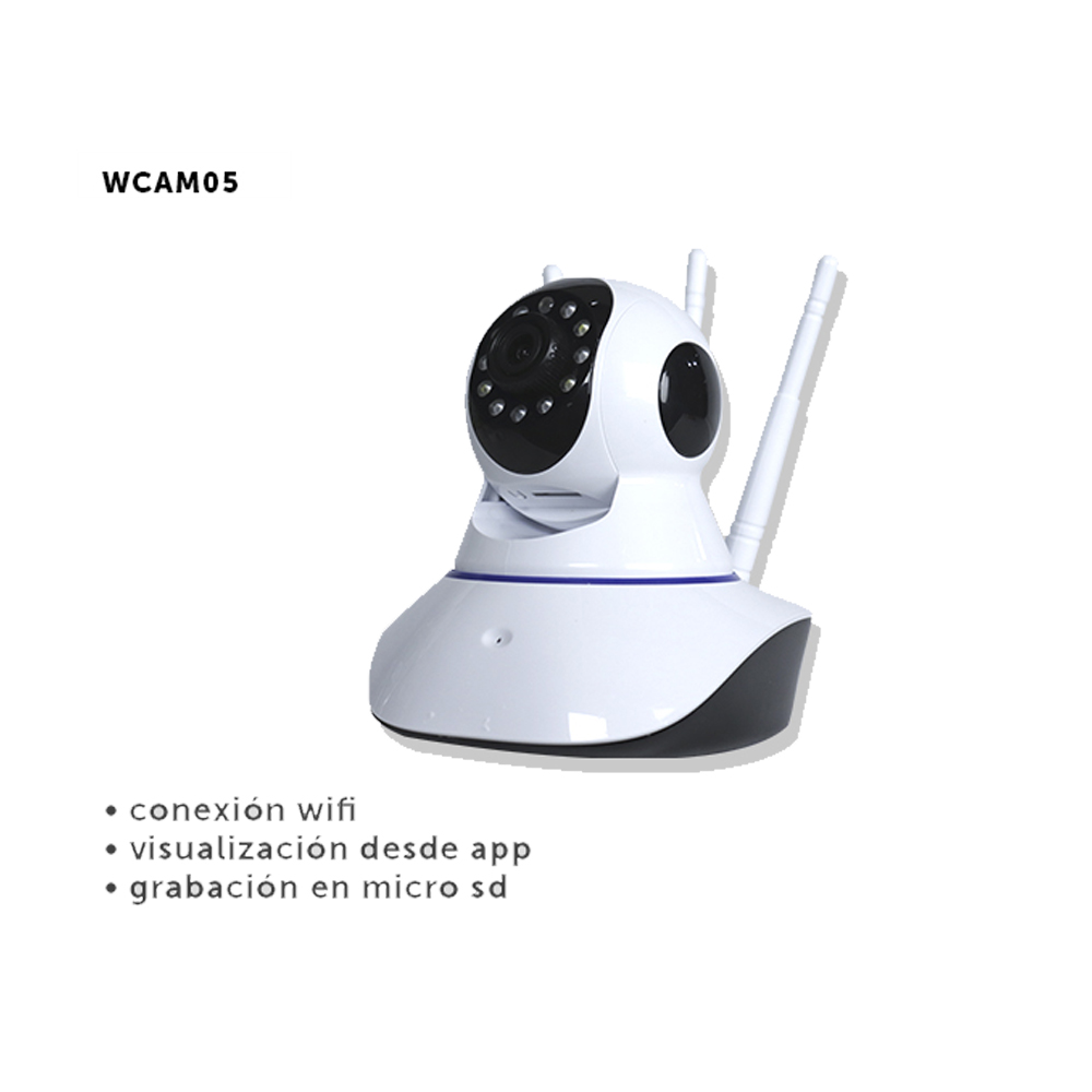 Cámara de Seguridad con WI-FI Grabación en Micro SD