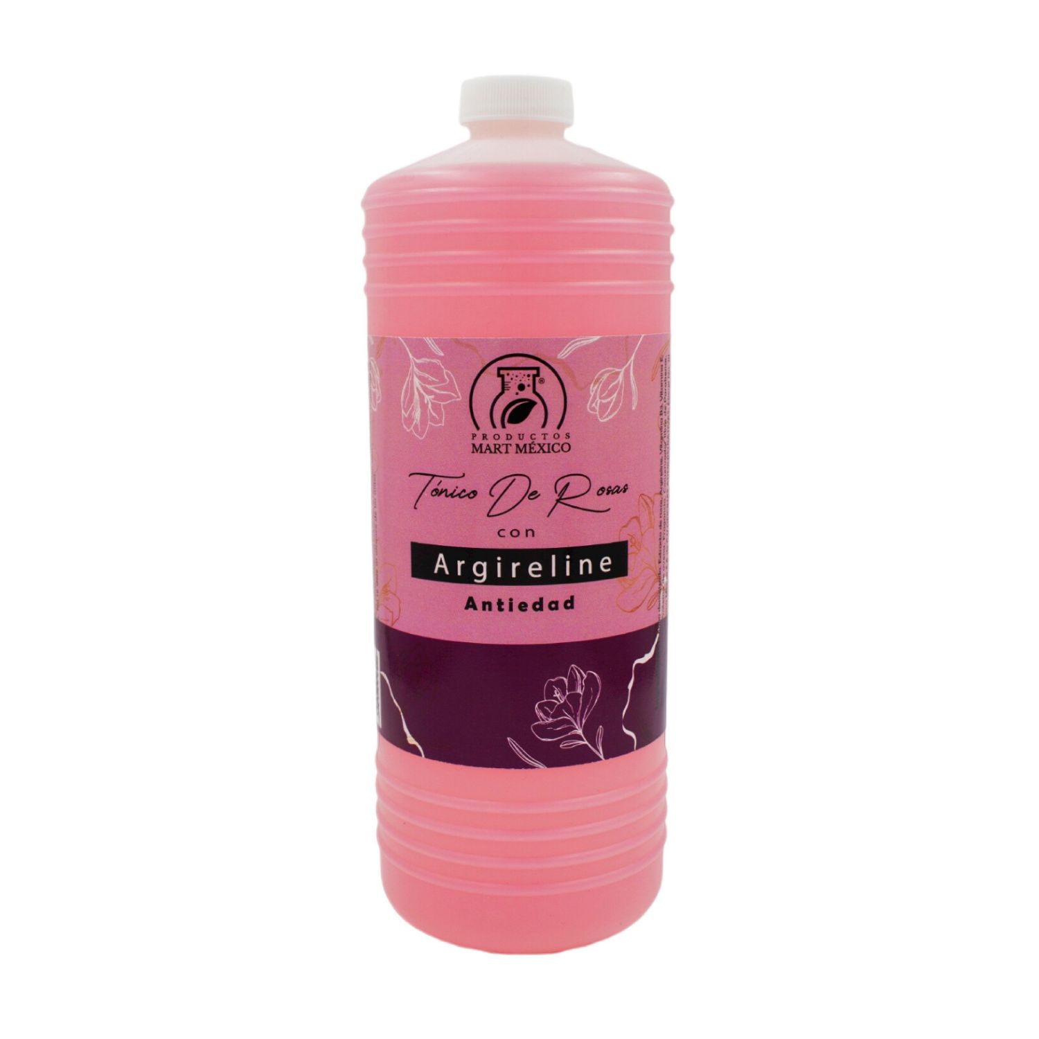 Tónico Facial Hidratante De Rosas Con Argireline 1 Litro