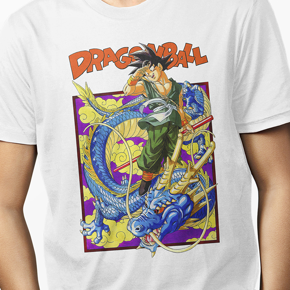 Playera Blanca Dragon Ball GT Goku para caballero