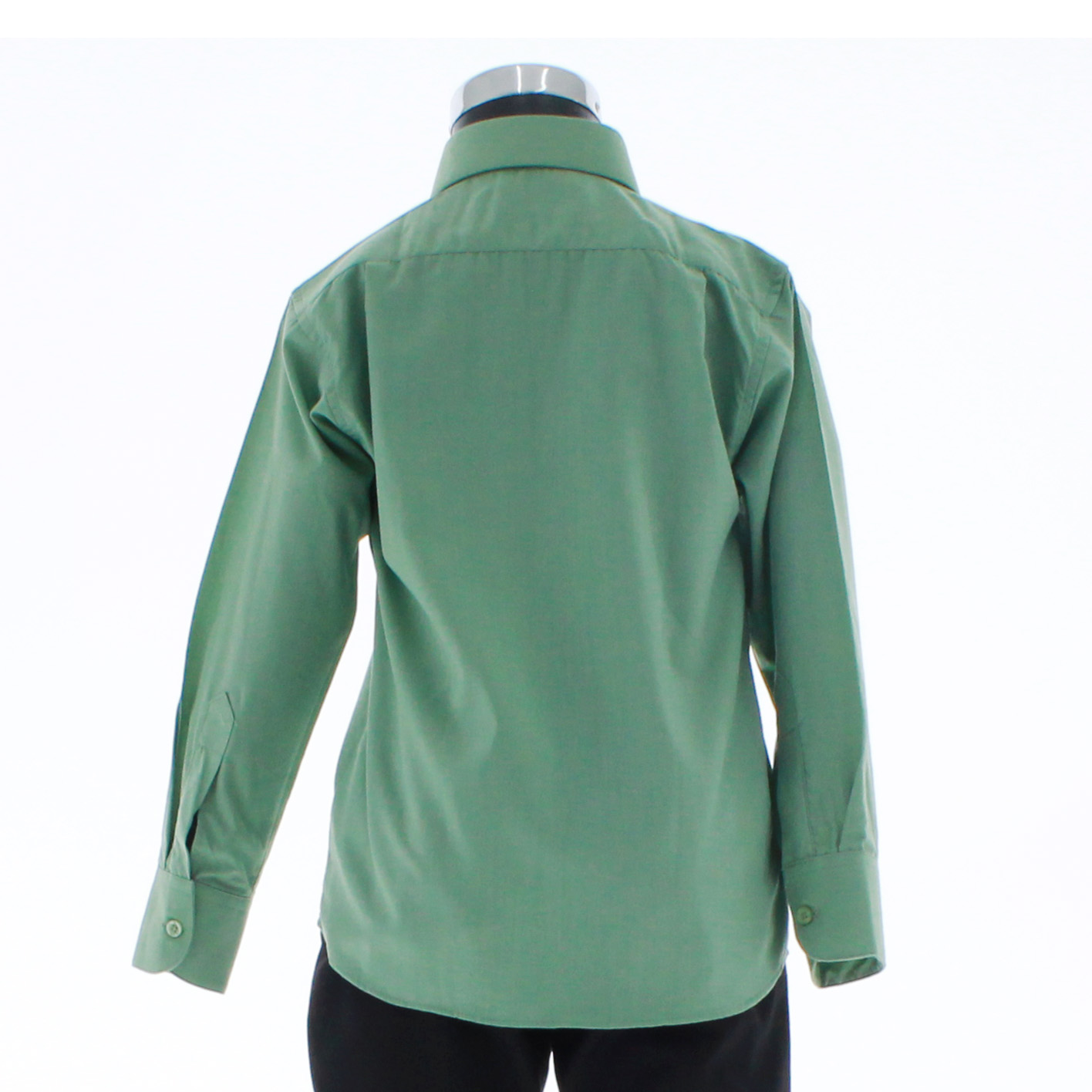 Camisa De Vestir Verde Jade para Niño Manga Larga 3621 2-18 Años..