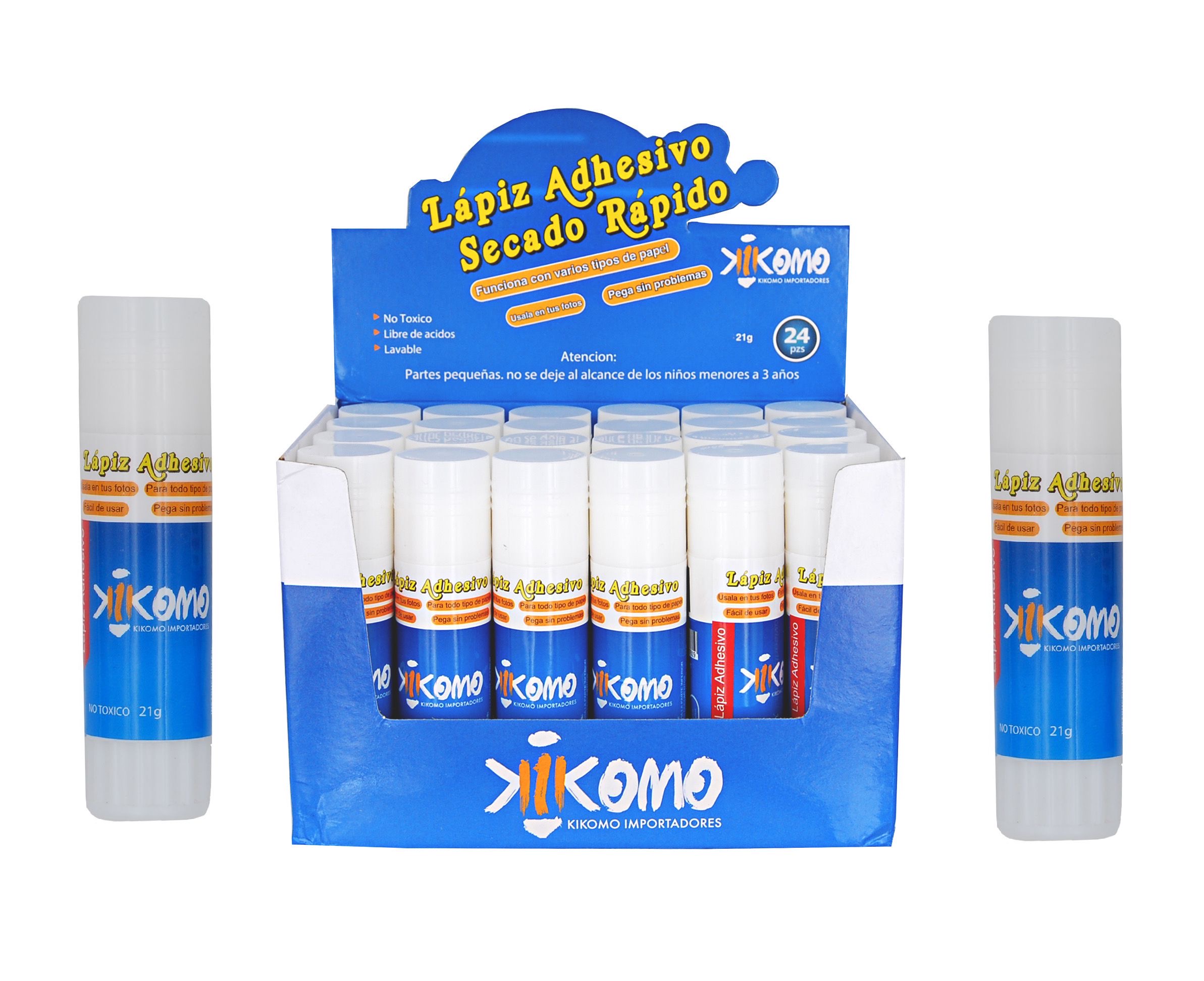 Paquete Con 24 Piezas De Lápiz Adhesivo Grande