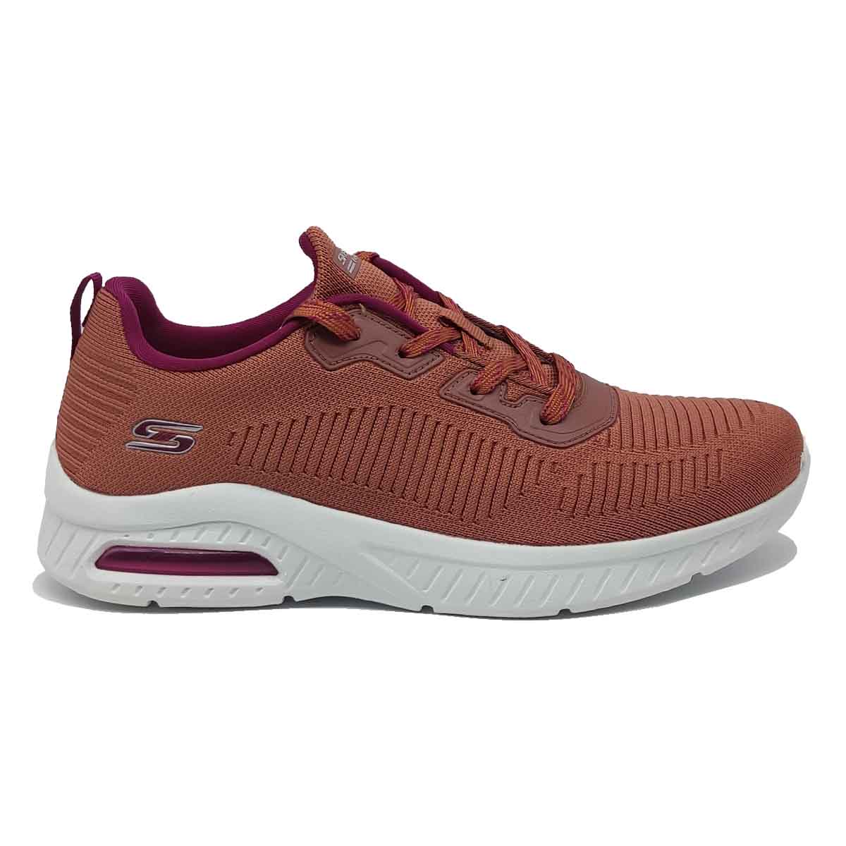 Tenis Skechers Terracota Bobs Squad Air Mujer