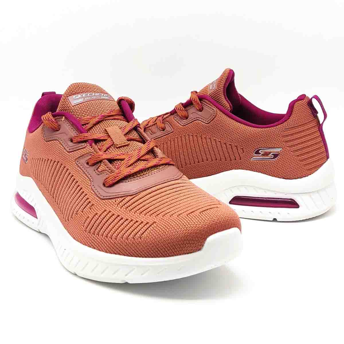Tenis Skechers Terracota Bobs Squad Air Mujer