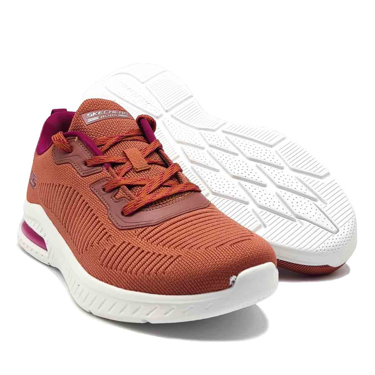 Tenis Skechers Terracota Bobs Squad Air Mujer