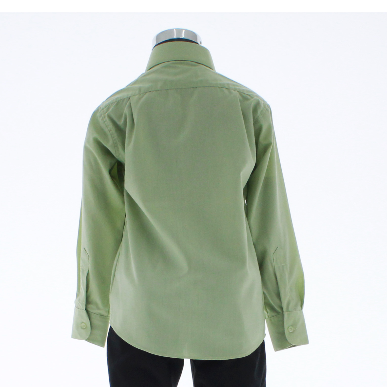 Camisa De Vestir Verde Pistache para Niño Manga Larga 3624 2-18 Años.