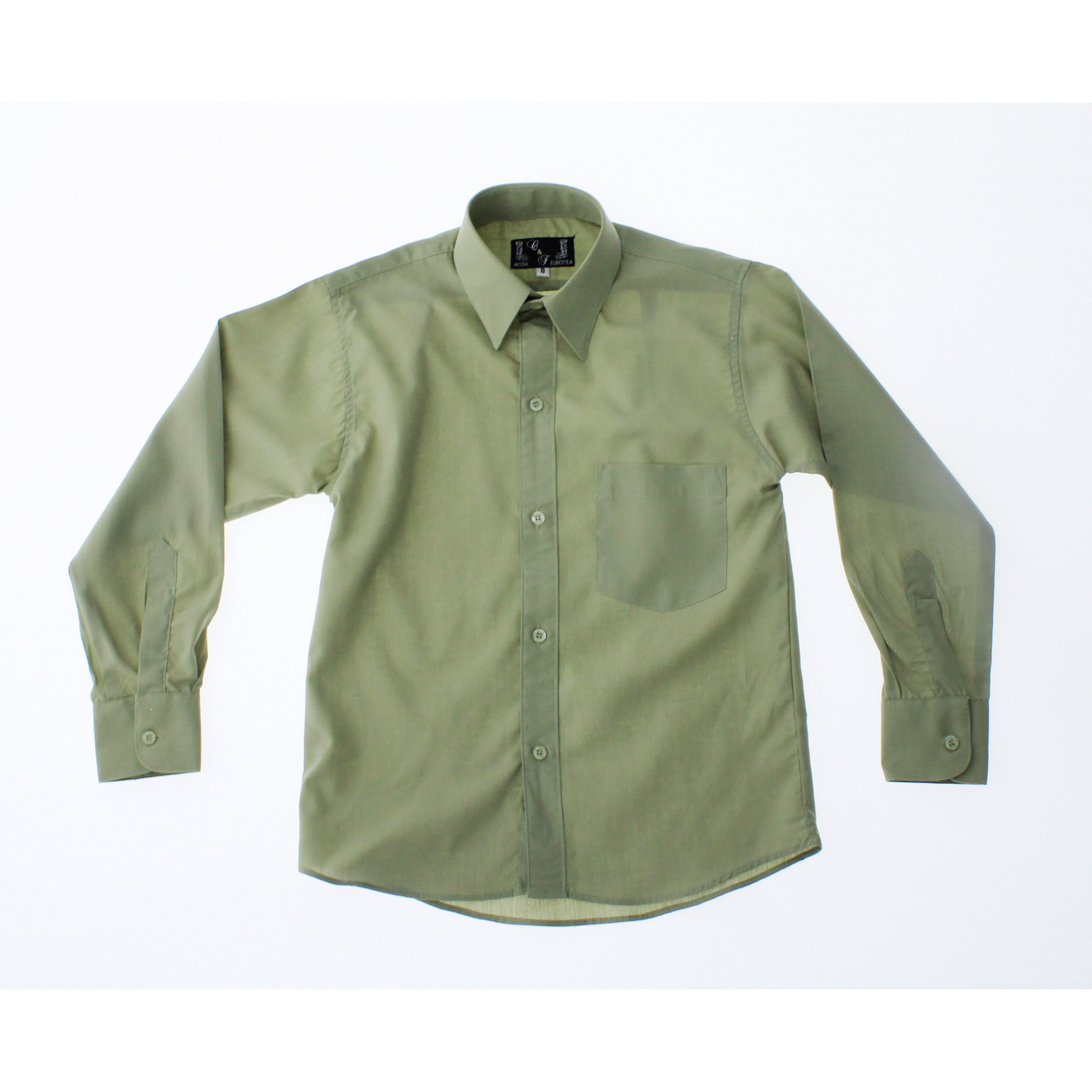 Camisa color best sale verde olivo