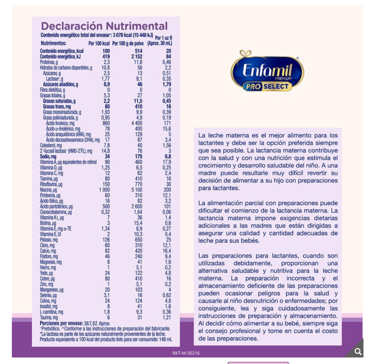 ENFAMIL PREMIUM CONFORT PRO ETAPA 1, 2 LATAS DE 800G C/U