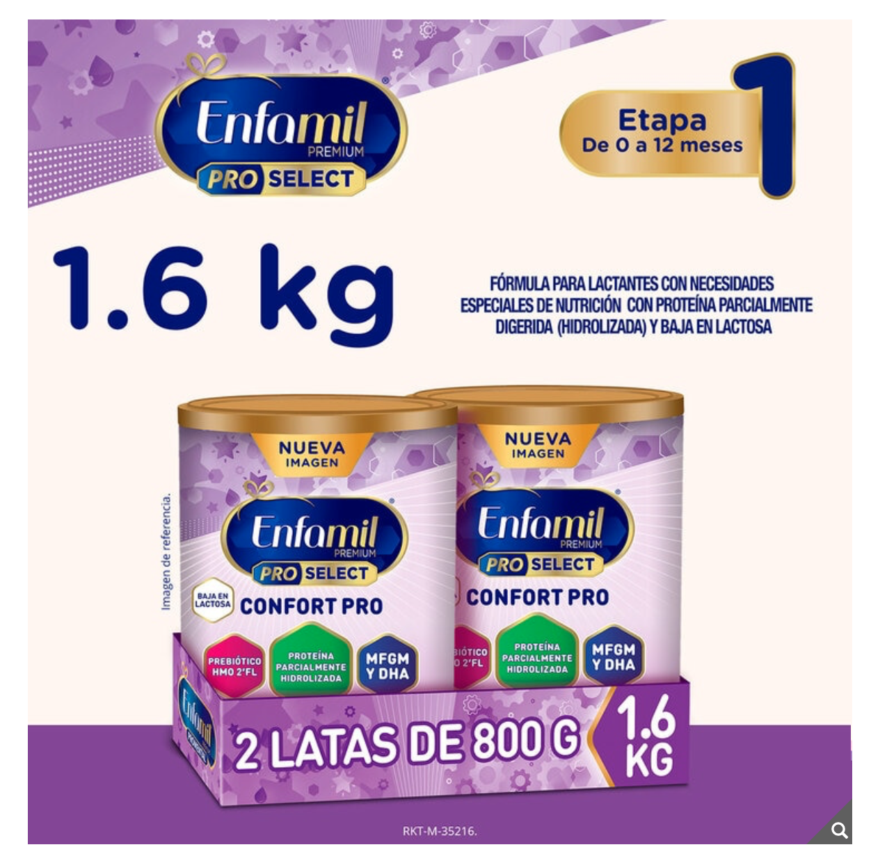 ENFAMIL PREMIUM CONFORT PRO ETAPA 1, 2 LATAS DE 800G C/U