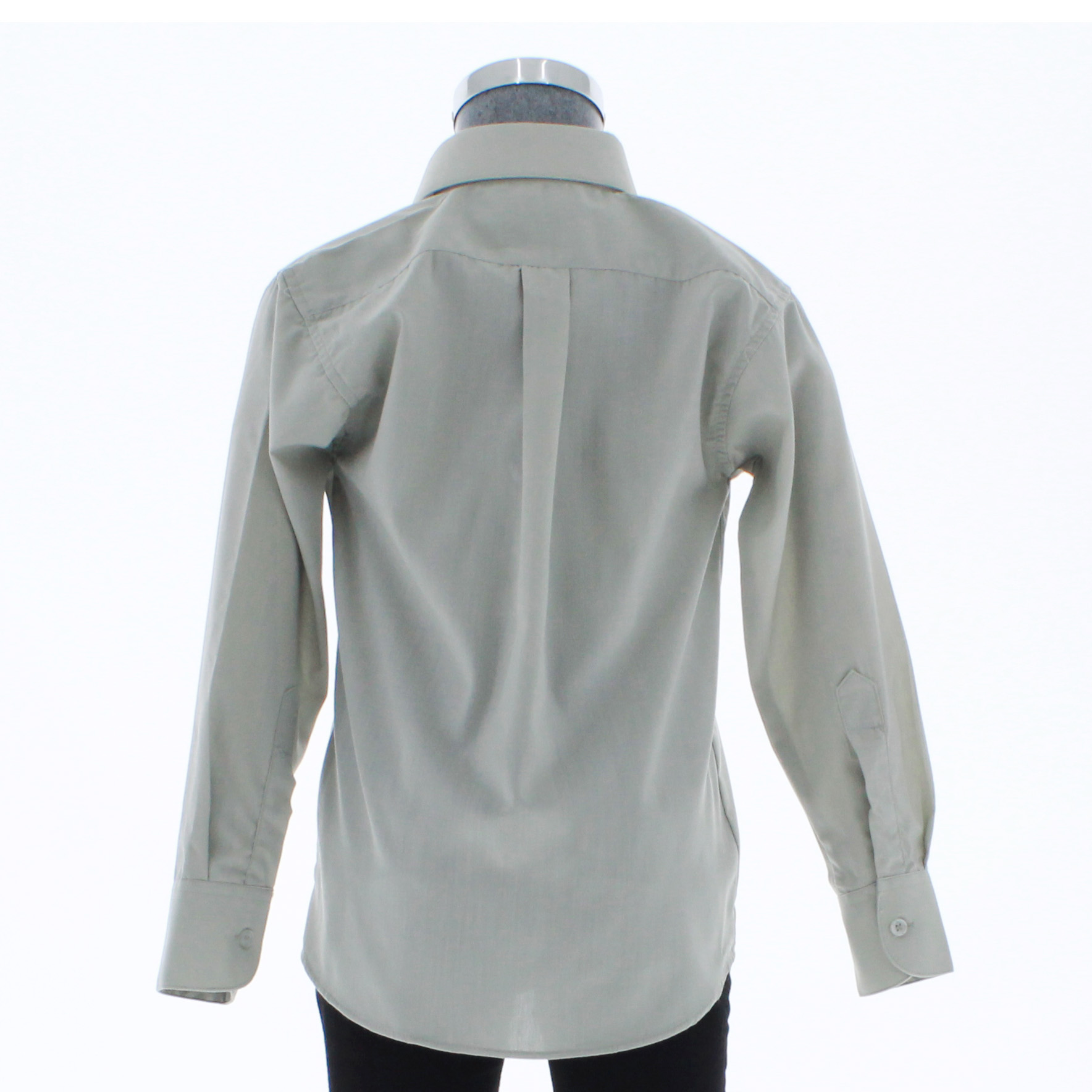 Camisa De Vestir Gris Claro para Niño Manga Larga 3626 2-18 Años..