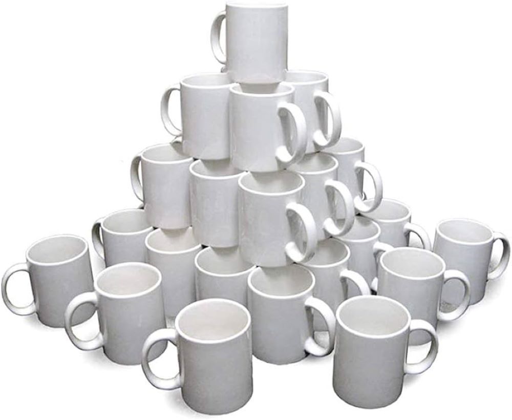 Taza Blanca 11oz Sublimar Sublimacion Calidad AAA 36 Piezas