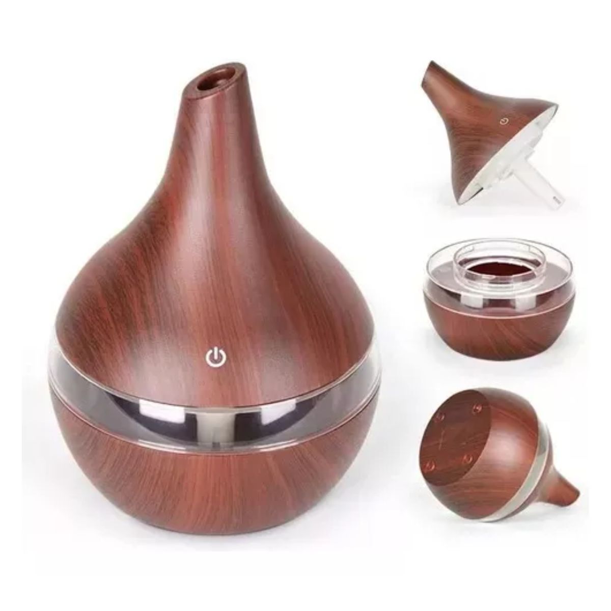 Difusores De Aromas Eléctricos Humidificador De Aire 300ml Cafe