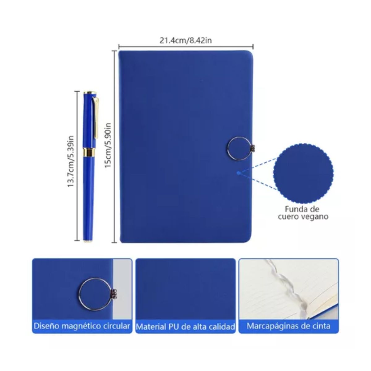 Cuaderno De Boceto Y Dibujo A5, 200 Páginas aZUL