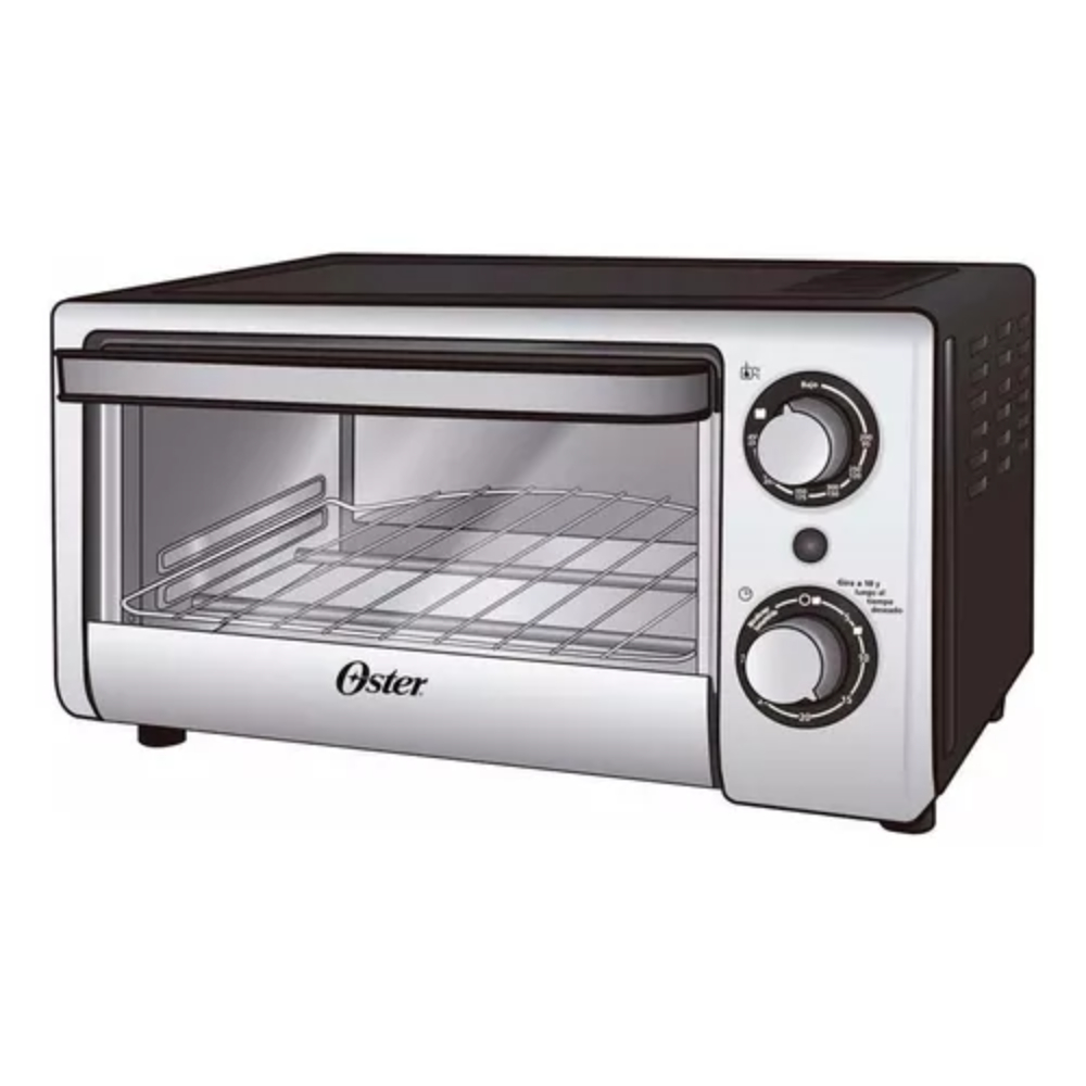 Horno Tostador 4 Rebanadas 10lt Tssttv10ltb1mx Oster.