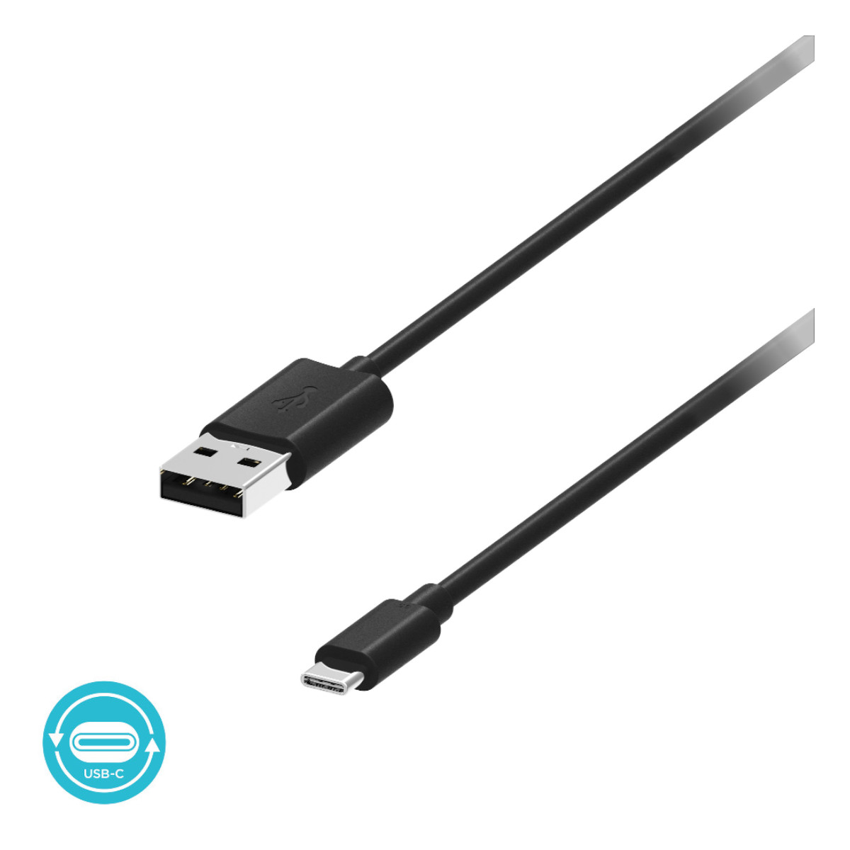 Cable tipo C a USB-A MOTOROLA 2 metros carga rápida y datos