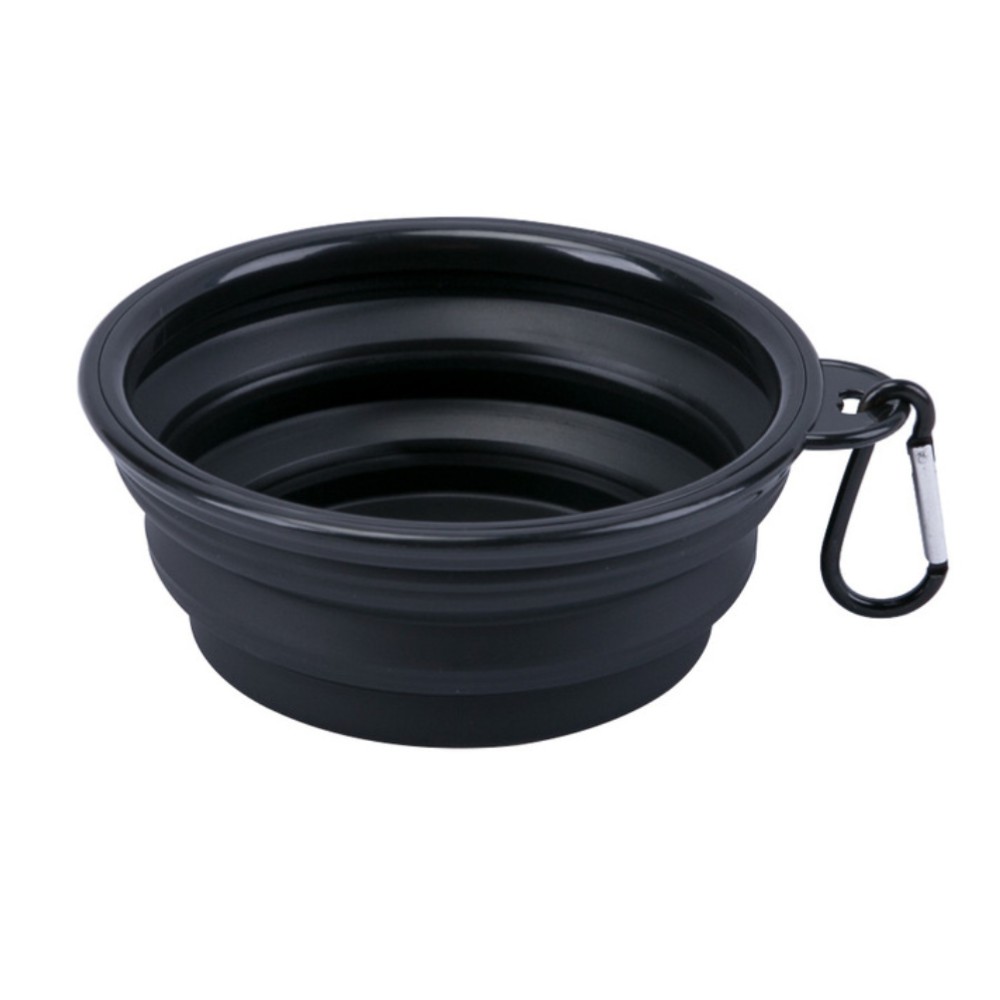 Plato Plegable de Silicona para Mascotas - Cuenco Portátil Alimento/Agua