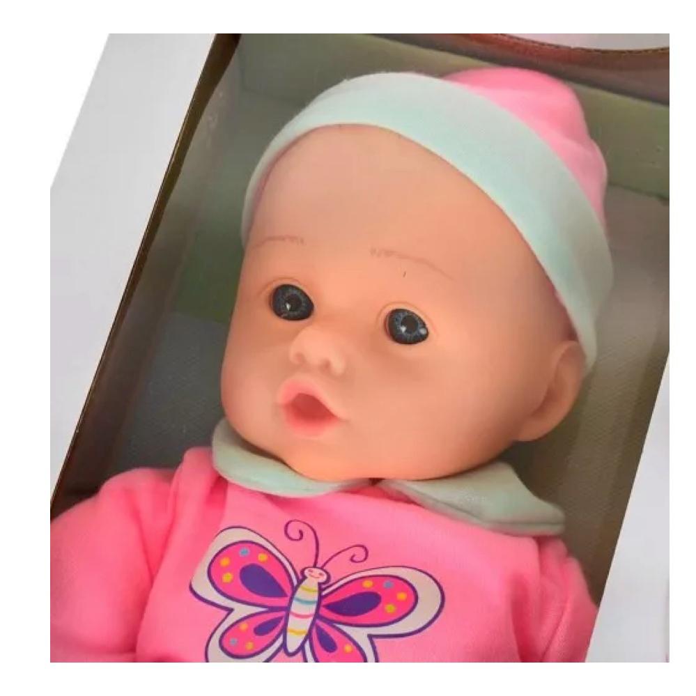 Muñeca Bebe Con Cuna Y Carriola 4 En 1