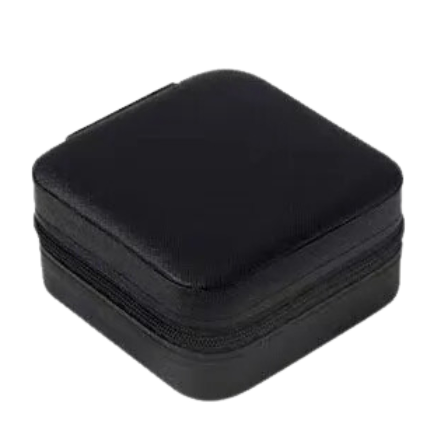 Joyero Portátil de Cuero - Organizador de Joyas | Blanco y Negro