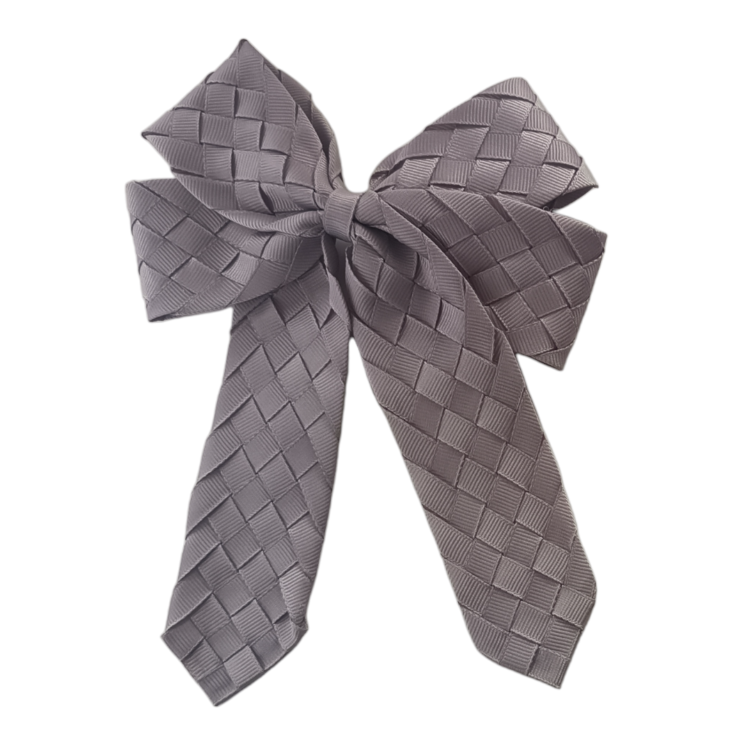 Dúo de moño trenzado, Cute as a Bug, par de moños de listones trenzados. 