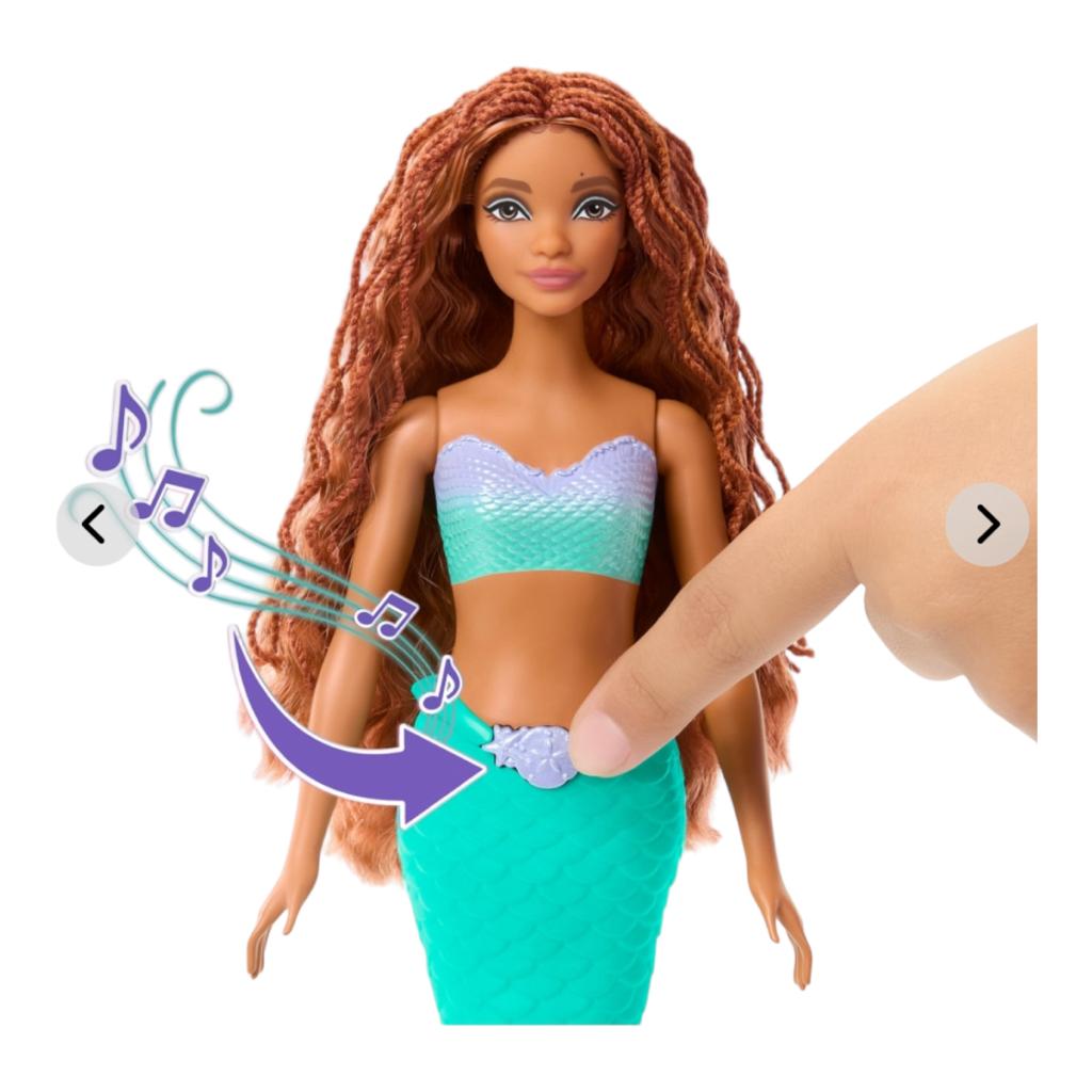 Disney La Sirenita Muñeca Ariel Sueña Y Canta