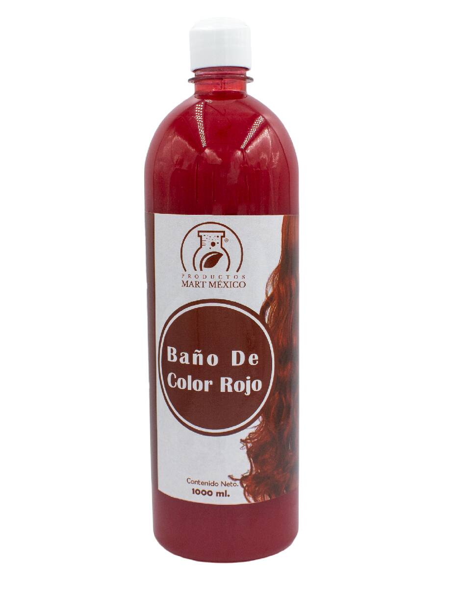 Shampoo Capilar Baño De Color Rojo 1 litro