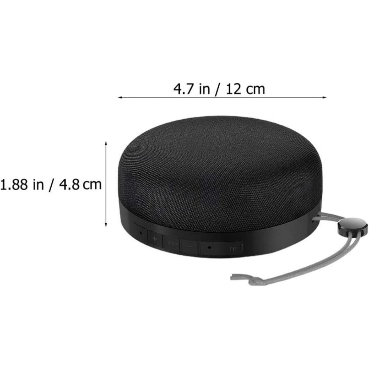 Bocina Altavoz Portátil Bluetooth Subwoofer D60 HiFi Sonido Envolvente 360 COLOR NEGRO