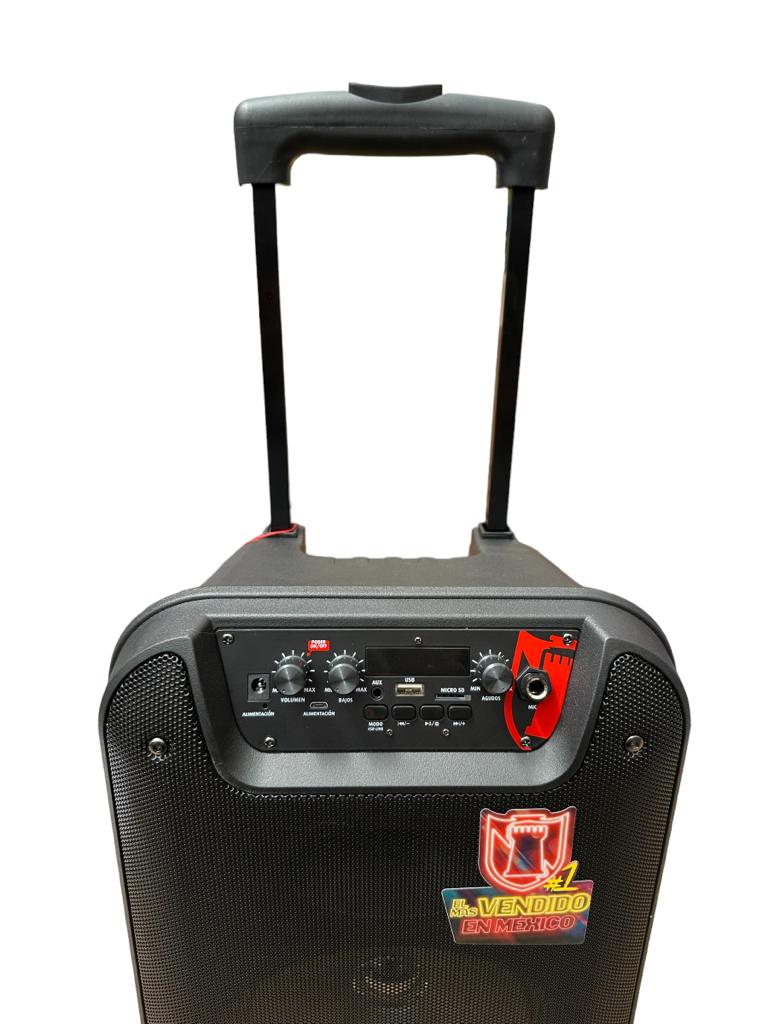 Bocina Portatil Kaiser 8 Ksw-3508 Luz Led Bluetooth Radio Usb