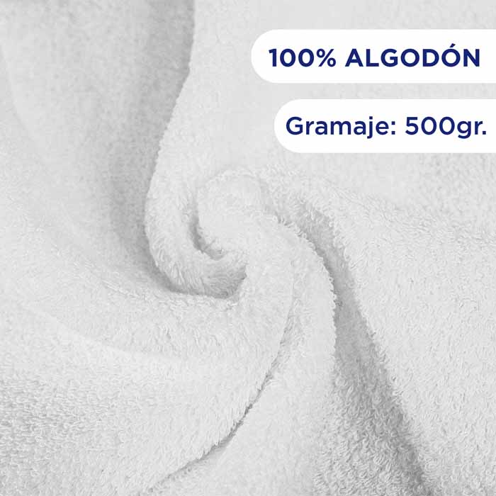 Toalla Medio Baño 2 piezas 100% Algodon 70x140 - Hokins