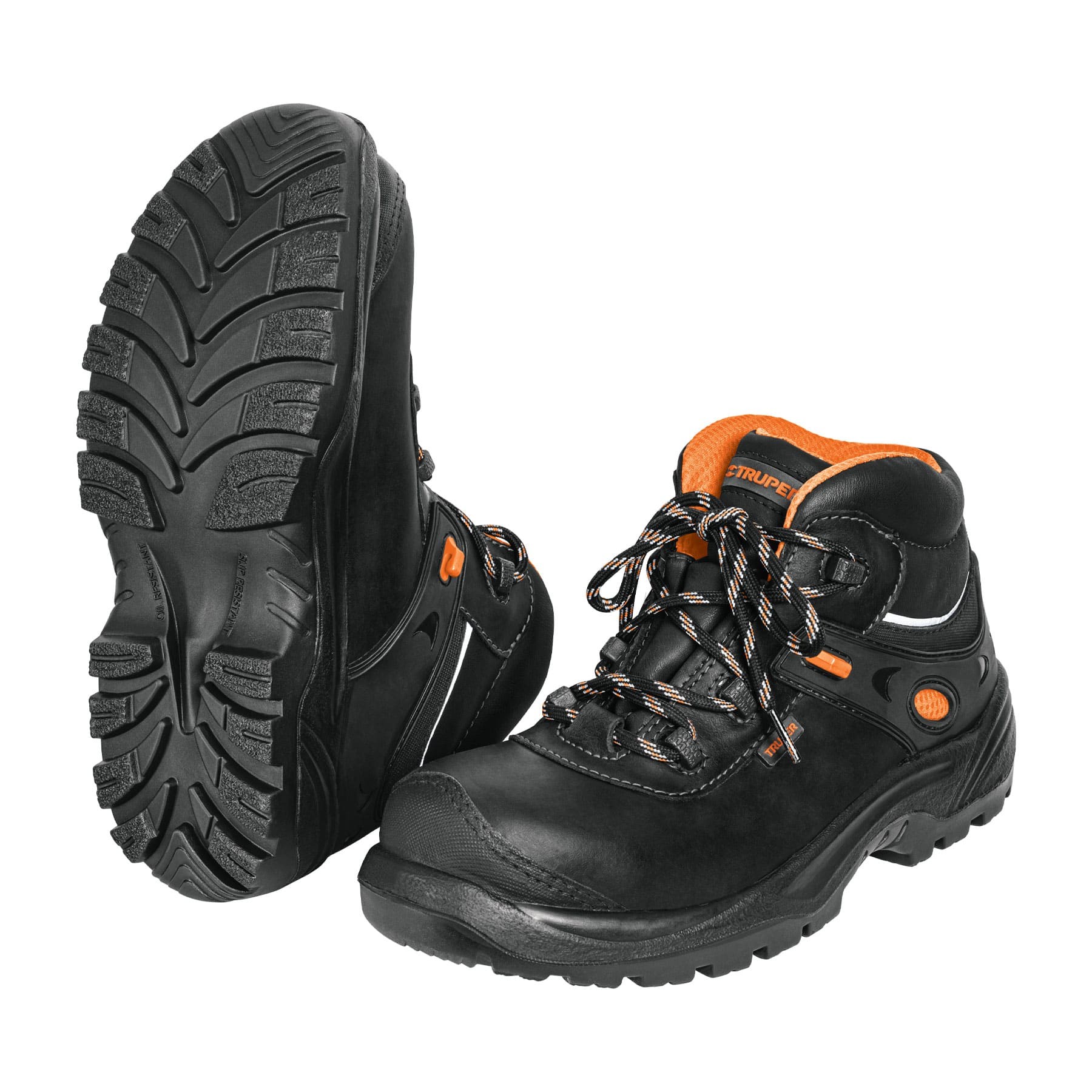 BOTA DE SEGURIDAD NEGRA, #25 DIELÉCTRICA ANTIFATIGA, TRUPER 15479