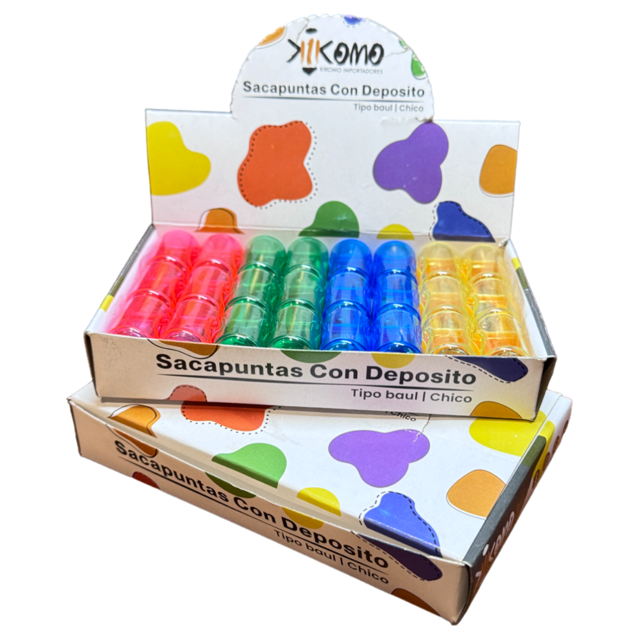 Paquete De Sacapuntas Tipo Baúl 24 Pzs